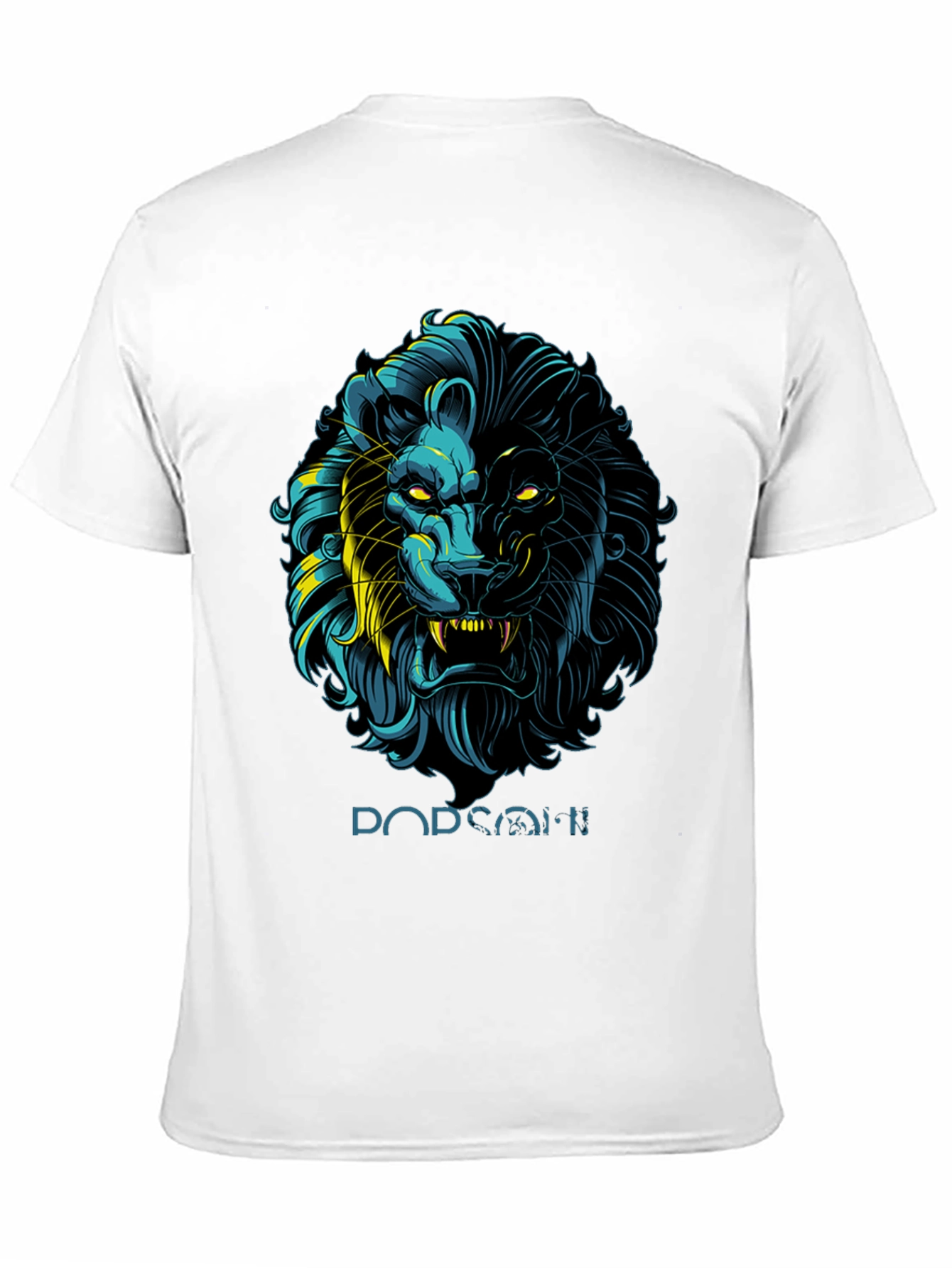 Lion Graphic Print Black T-Shirt - Stylish Mens Apparel