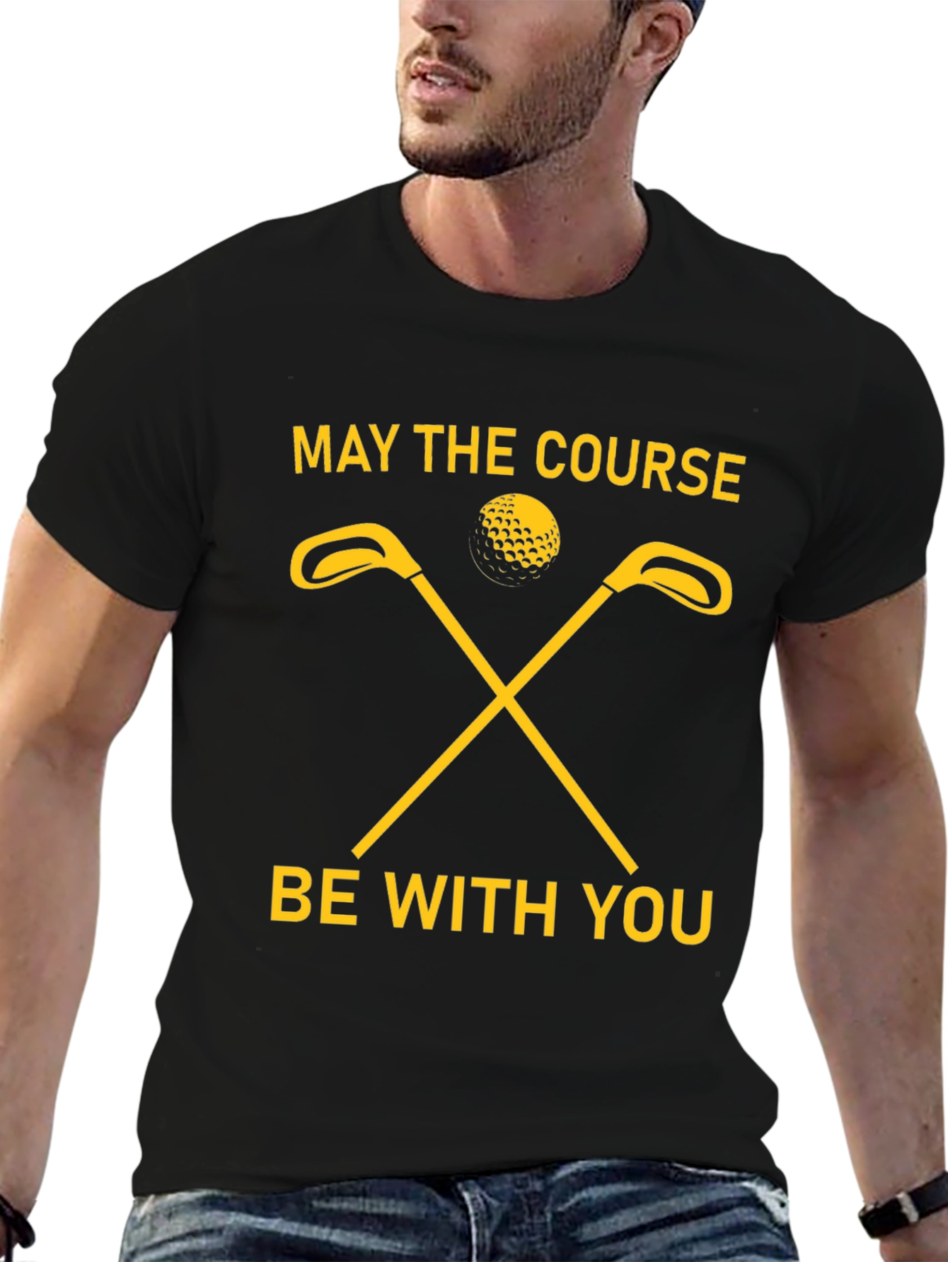 May The Course Be With You Golf T-Shirt