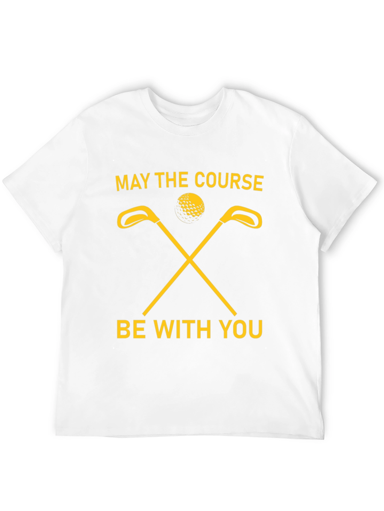 May The Course Be With You Golf T-Shirt