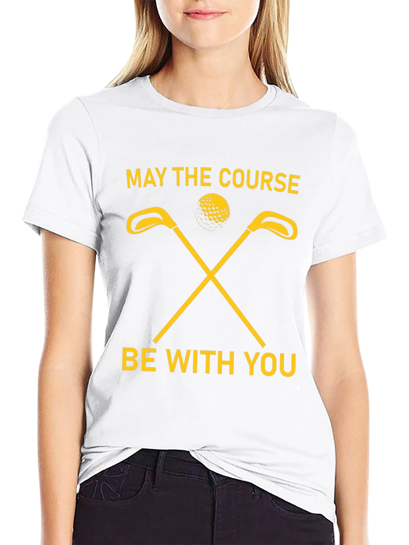 May The Course Be With You Golf T-Shirt