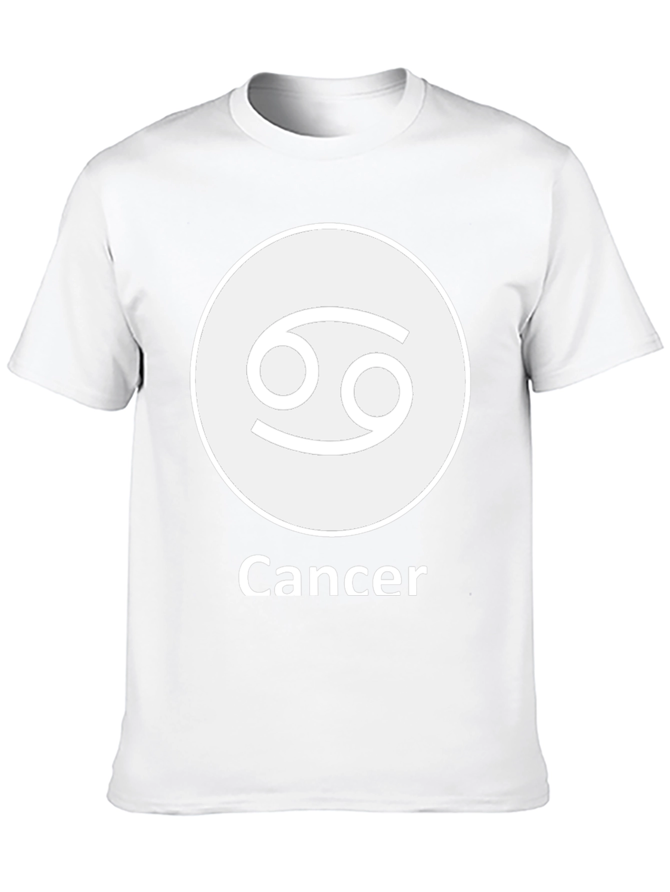 Cancer Zodiac Sign T-Shirt - Black