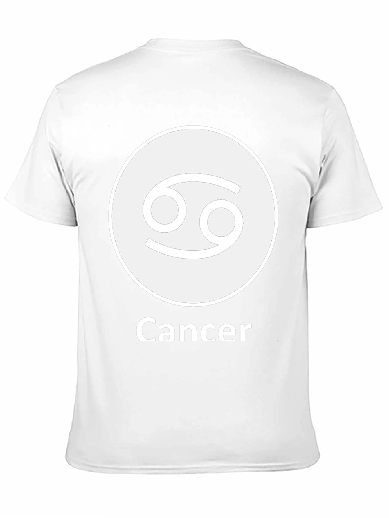 Cancer Zodiac Sign T-Shirt - Black