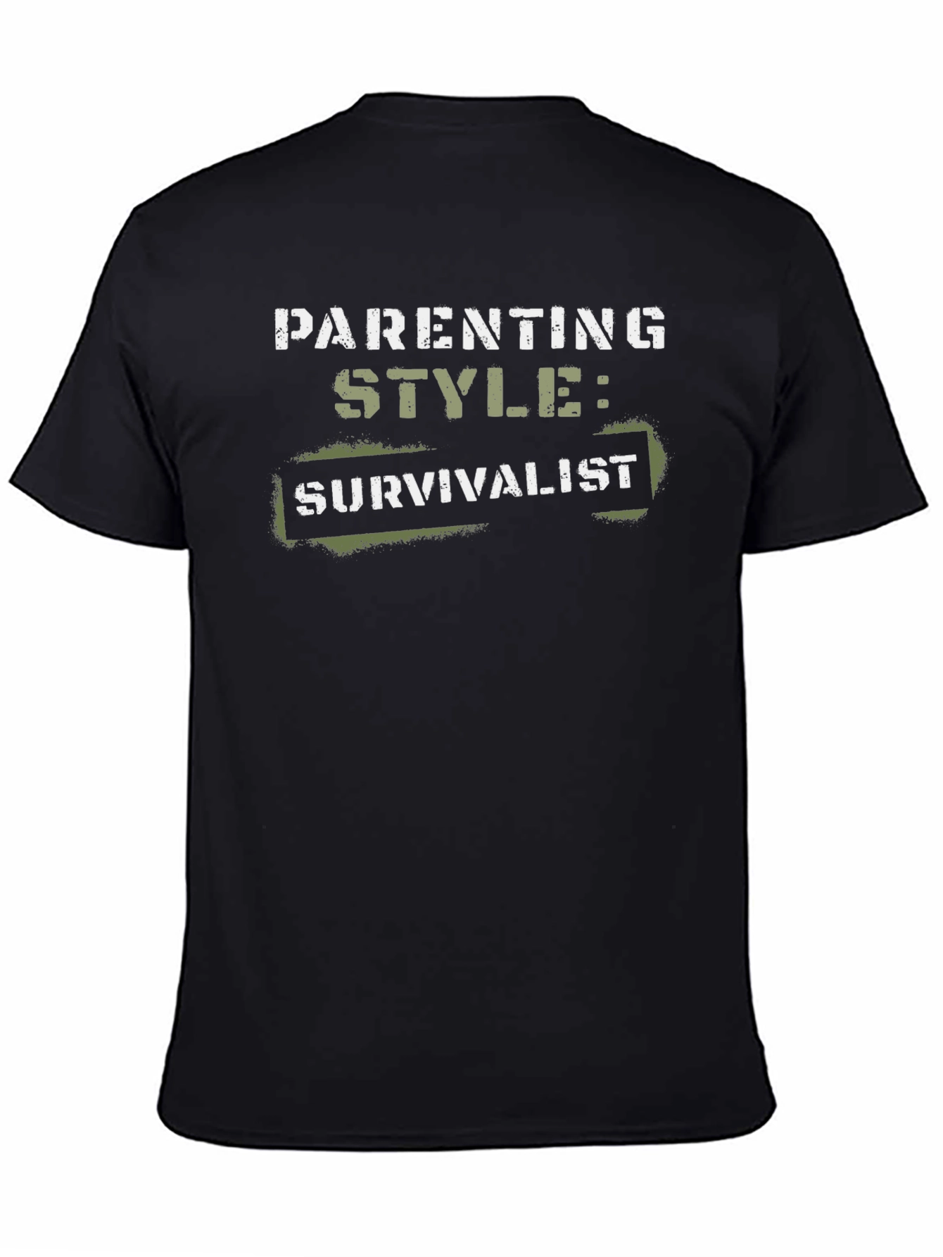 Parenting Style Survivalist Graphic Tee