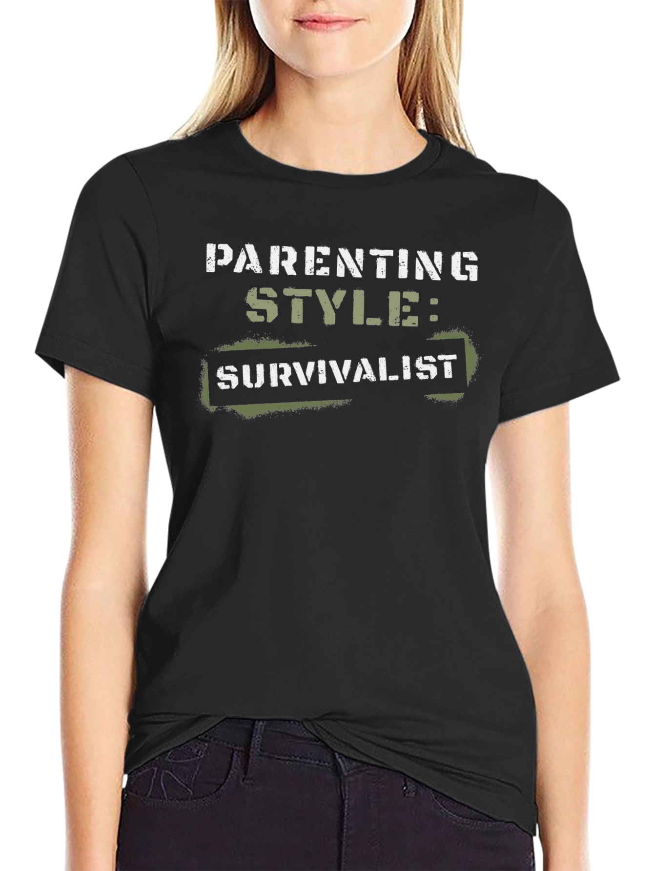Parenting Style Survivalist Graphic Tee