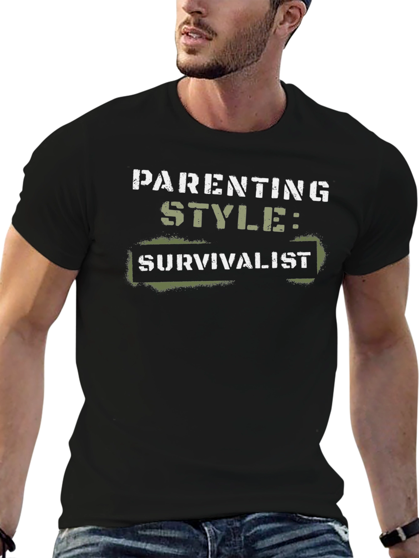 Parenting Style Survivalist Graphic Tee