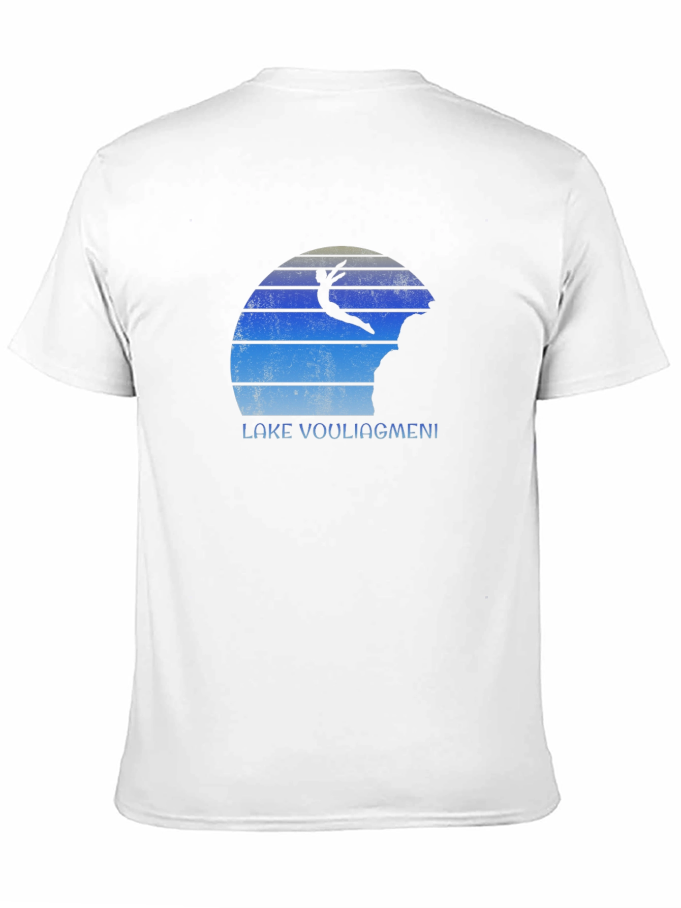 Lake Vouliagmeni Diver Black T-Shirt