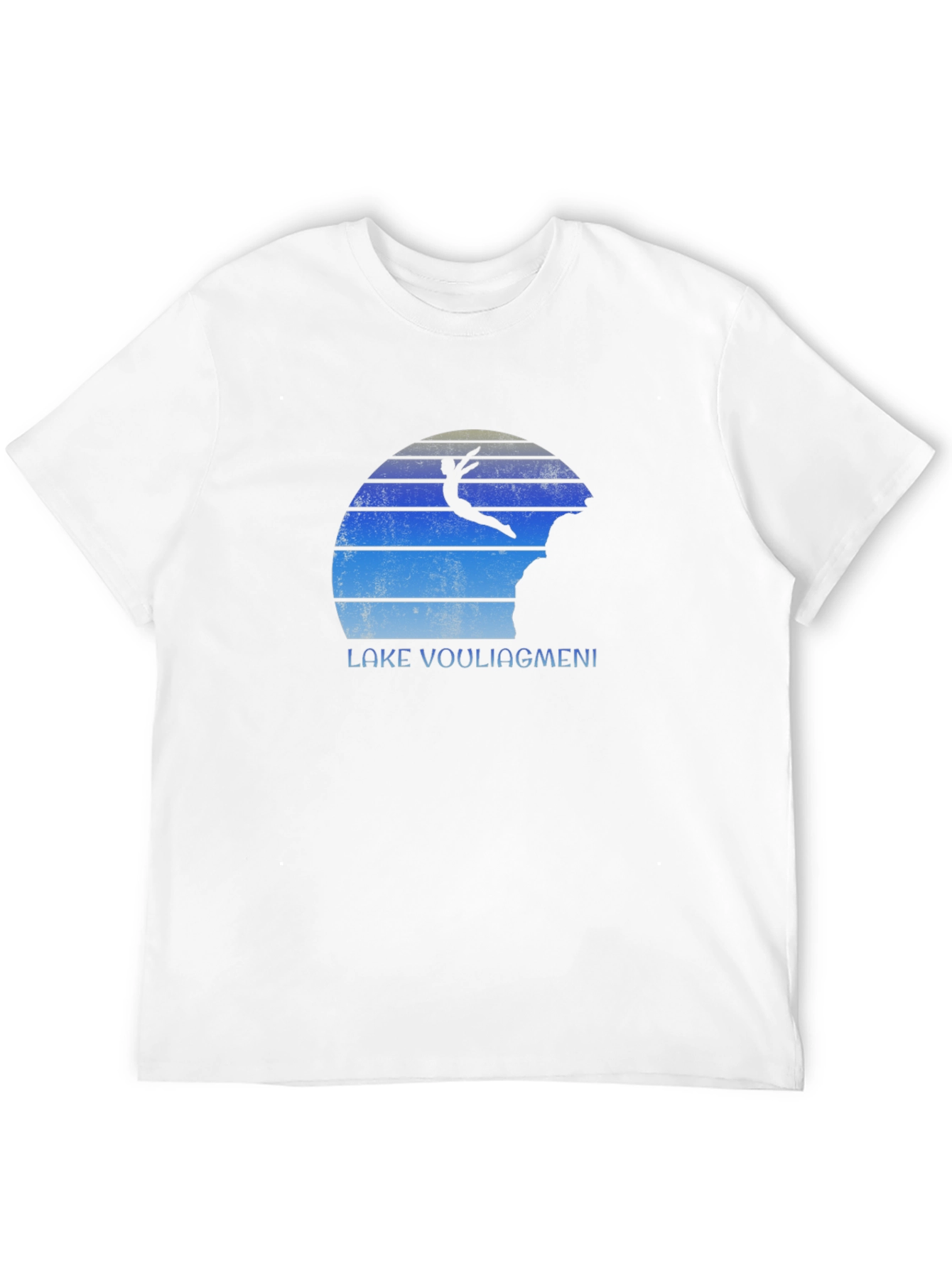 Lake Vouliagmeni Diver Black T-Shirt
