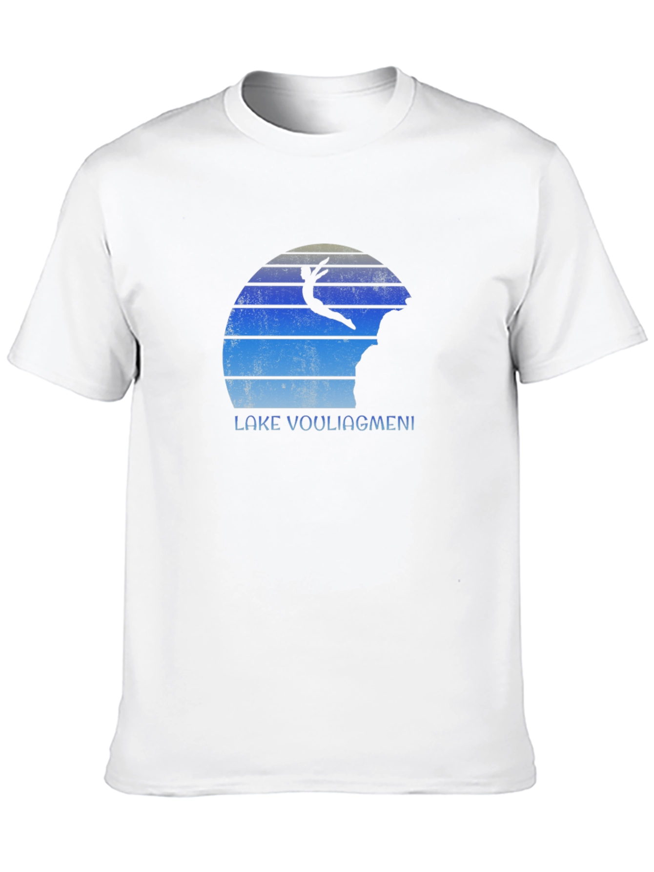 Lake Vouliagmeni Diver Black T-Shirt