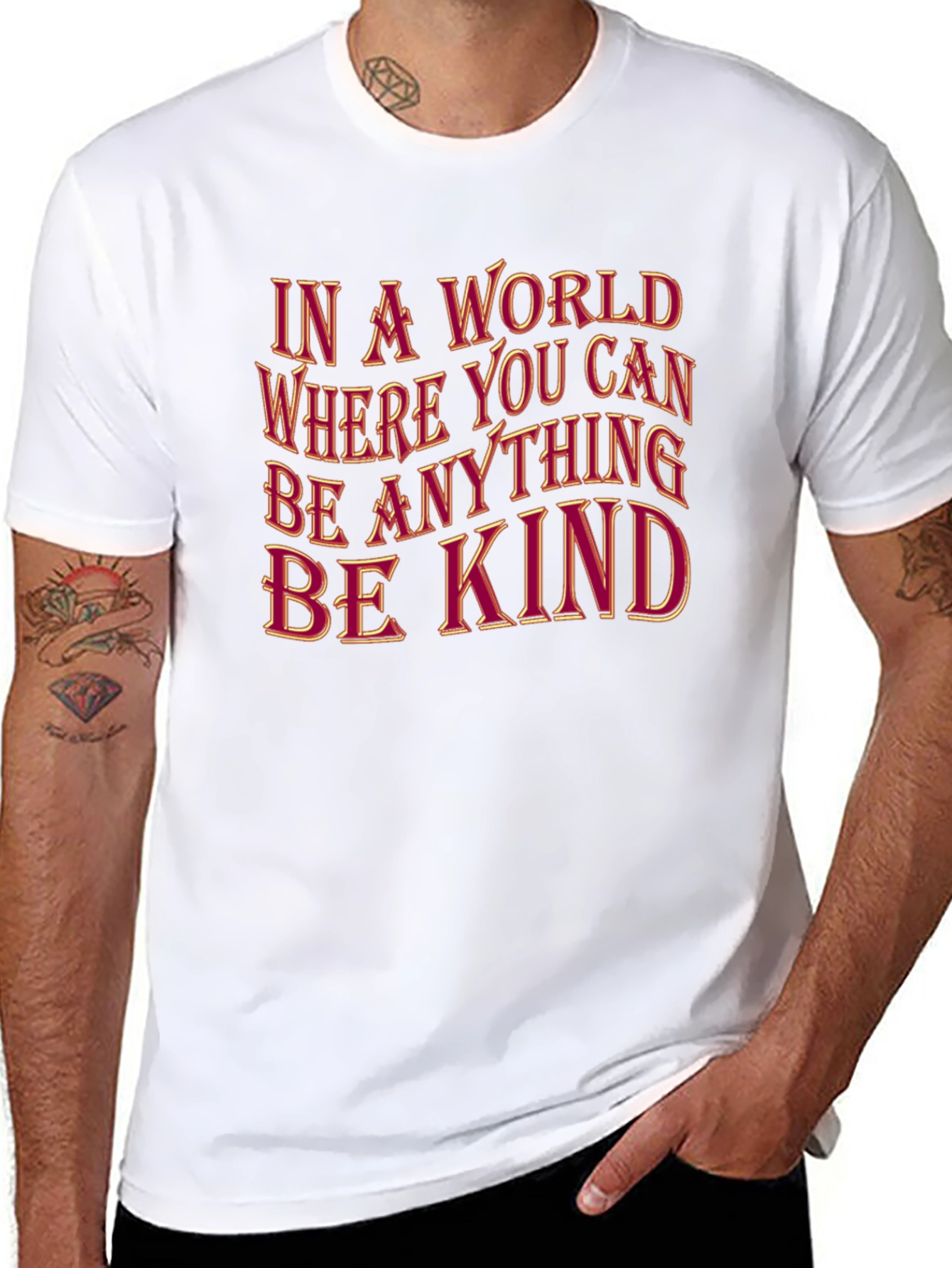 Be Kind Graphic Tee - Inspiring Message Stylish Design