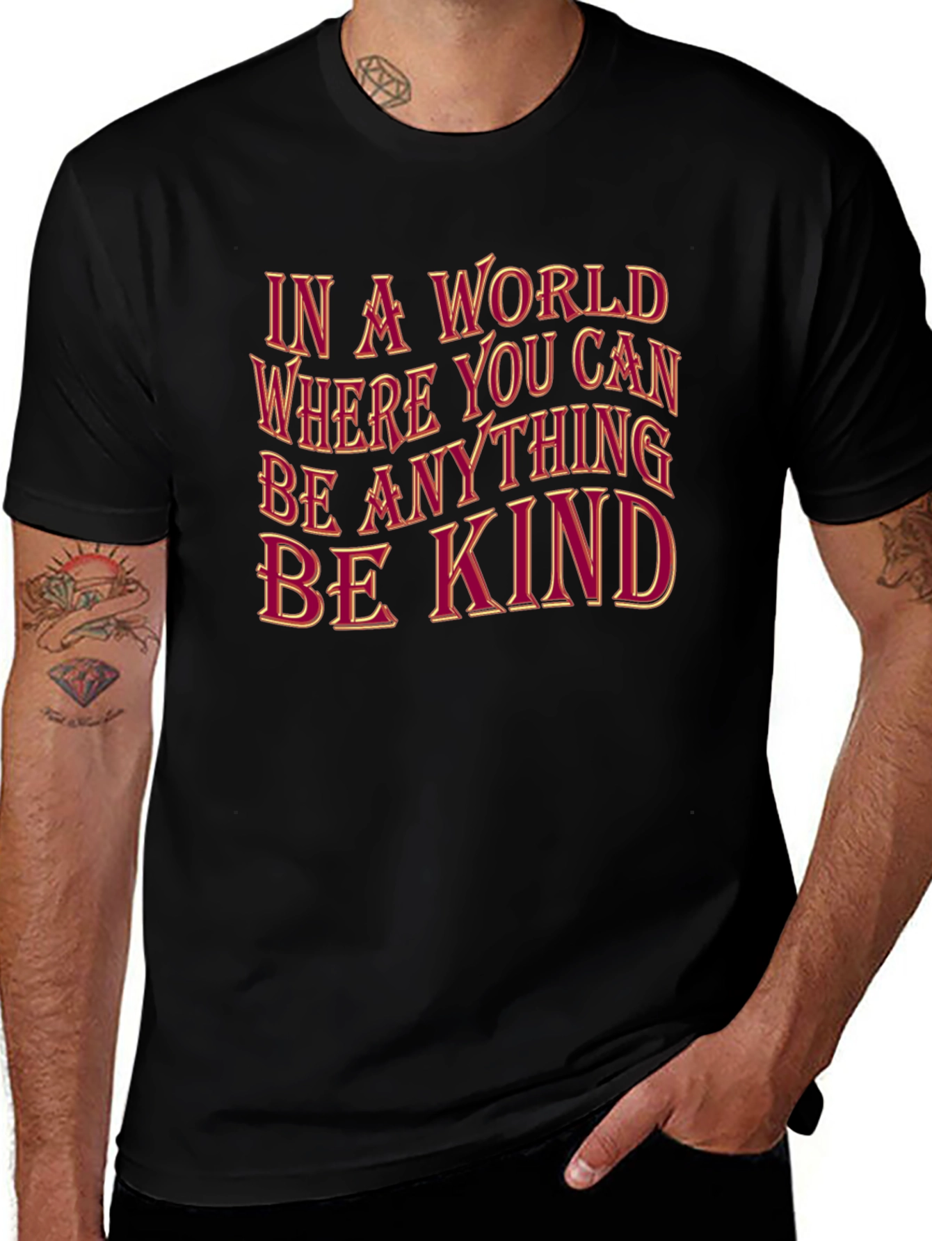 Be Kind Graphic Tee - Inspiring Message Stylish Design