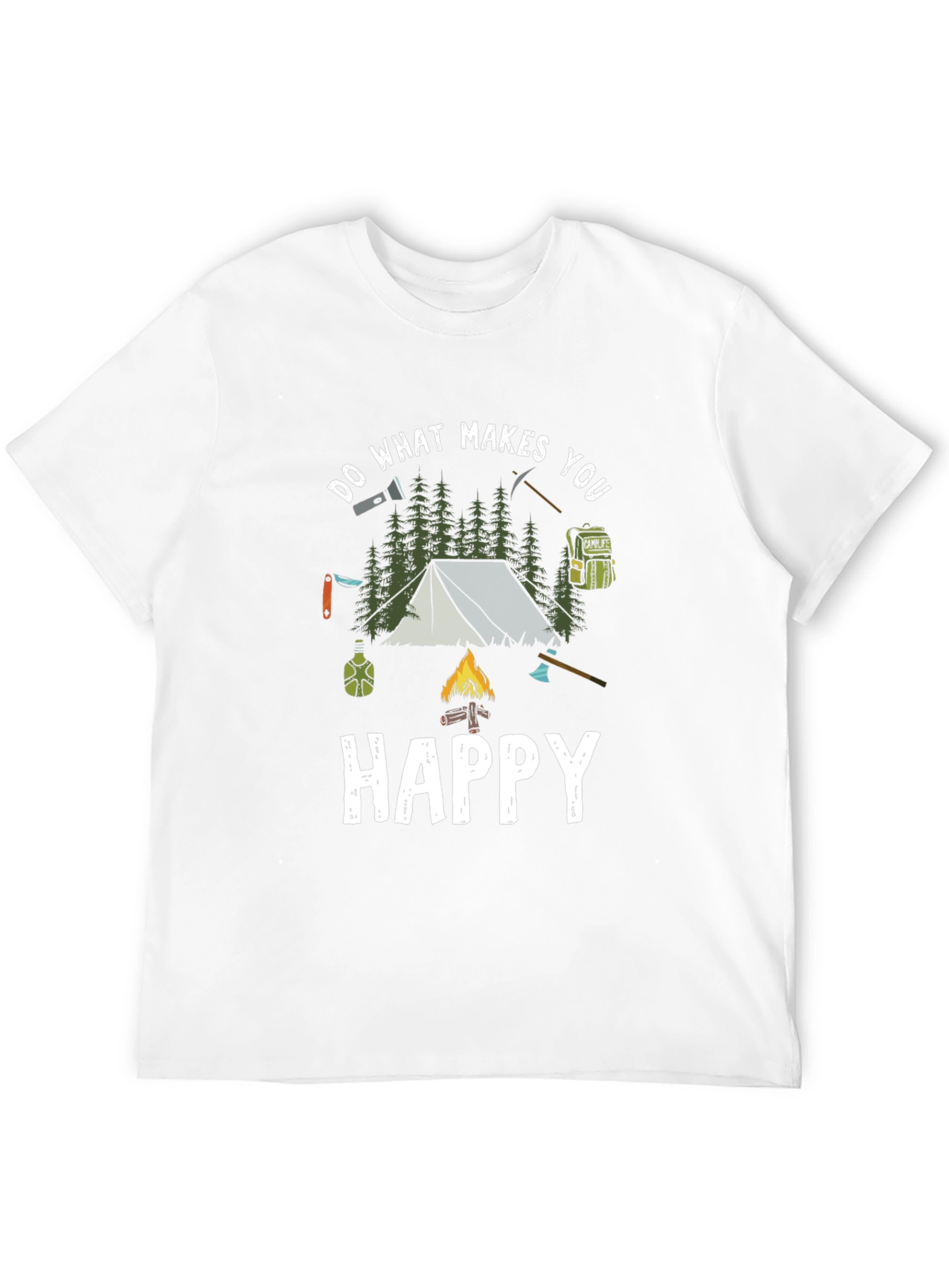 Camping Adventure T-Shirt: Do What Makes You Happy