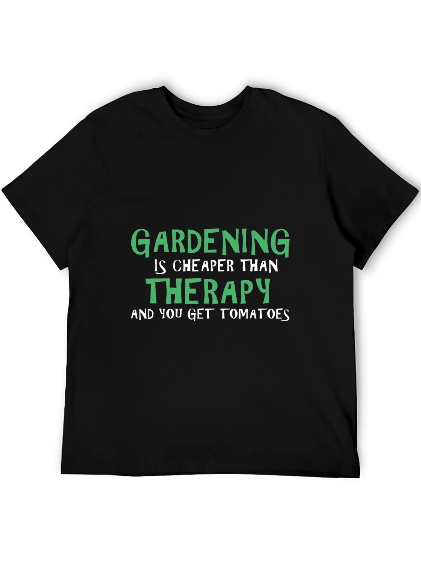 Gardening Therapy T-Shirt - Humor Tee