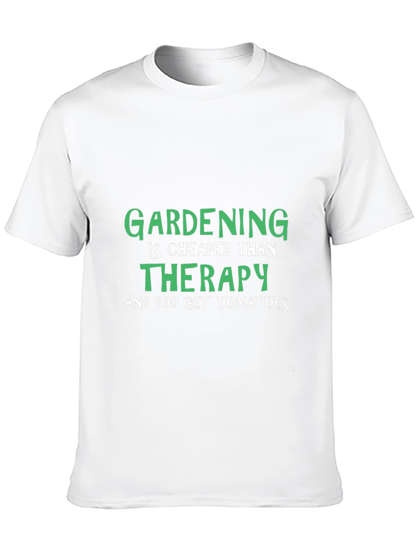 Gardening Therapy T-Shirt - Humor Tee