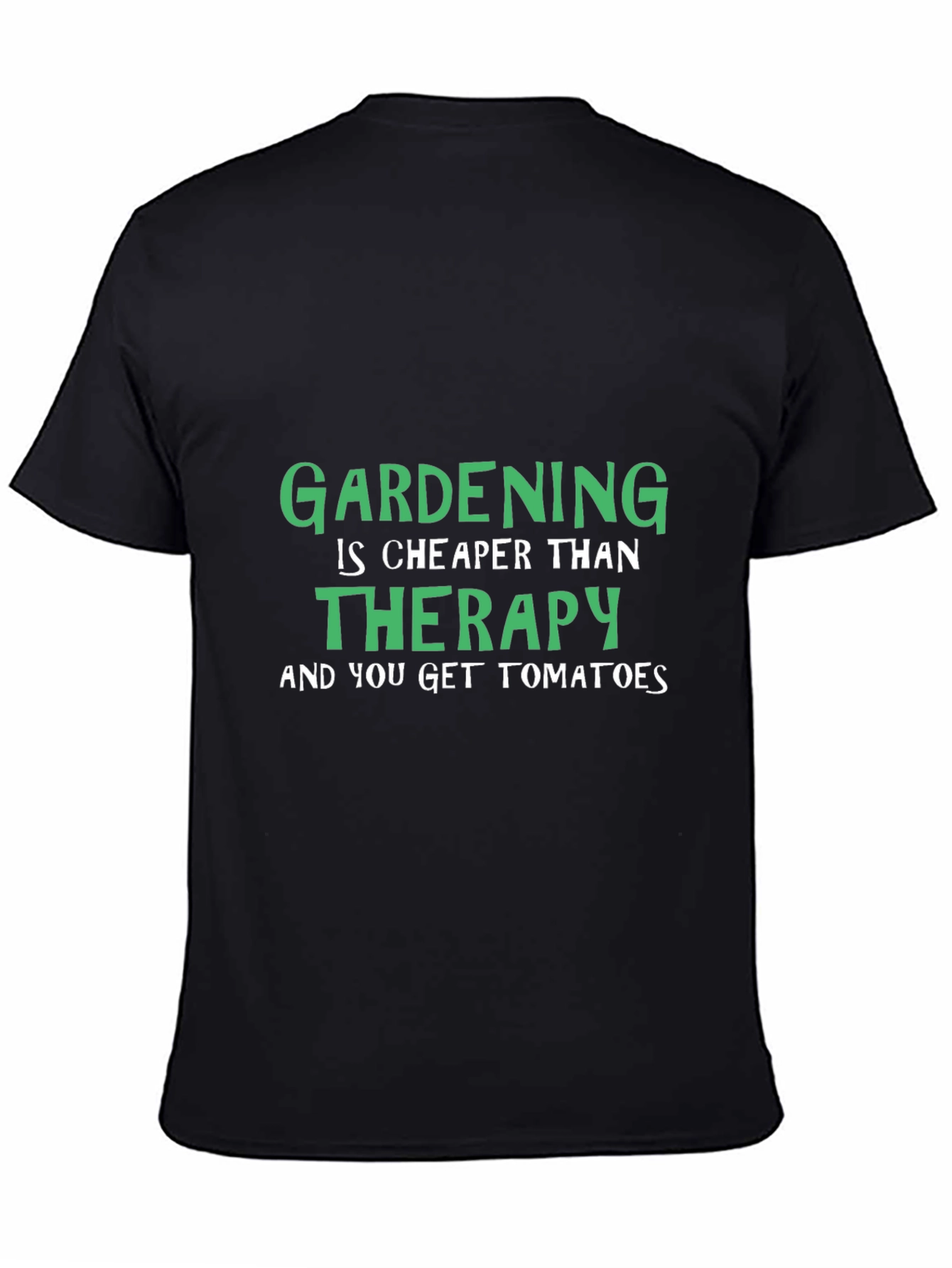 Gardening Therapy T-Shirt - Humor Tee