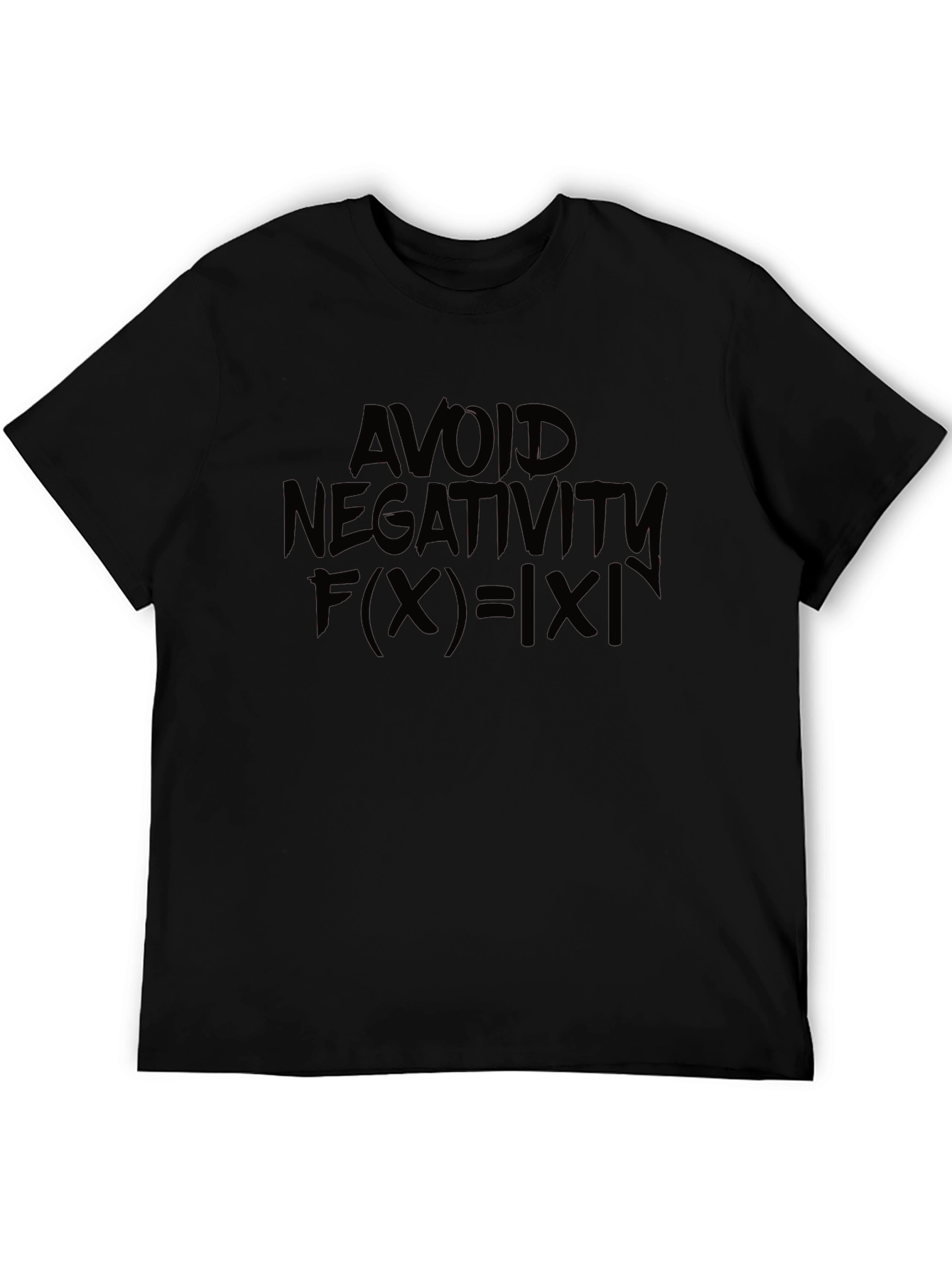 Avoid Negativity T-Shirt - Absolute Value Math Fun