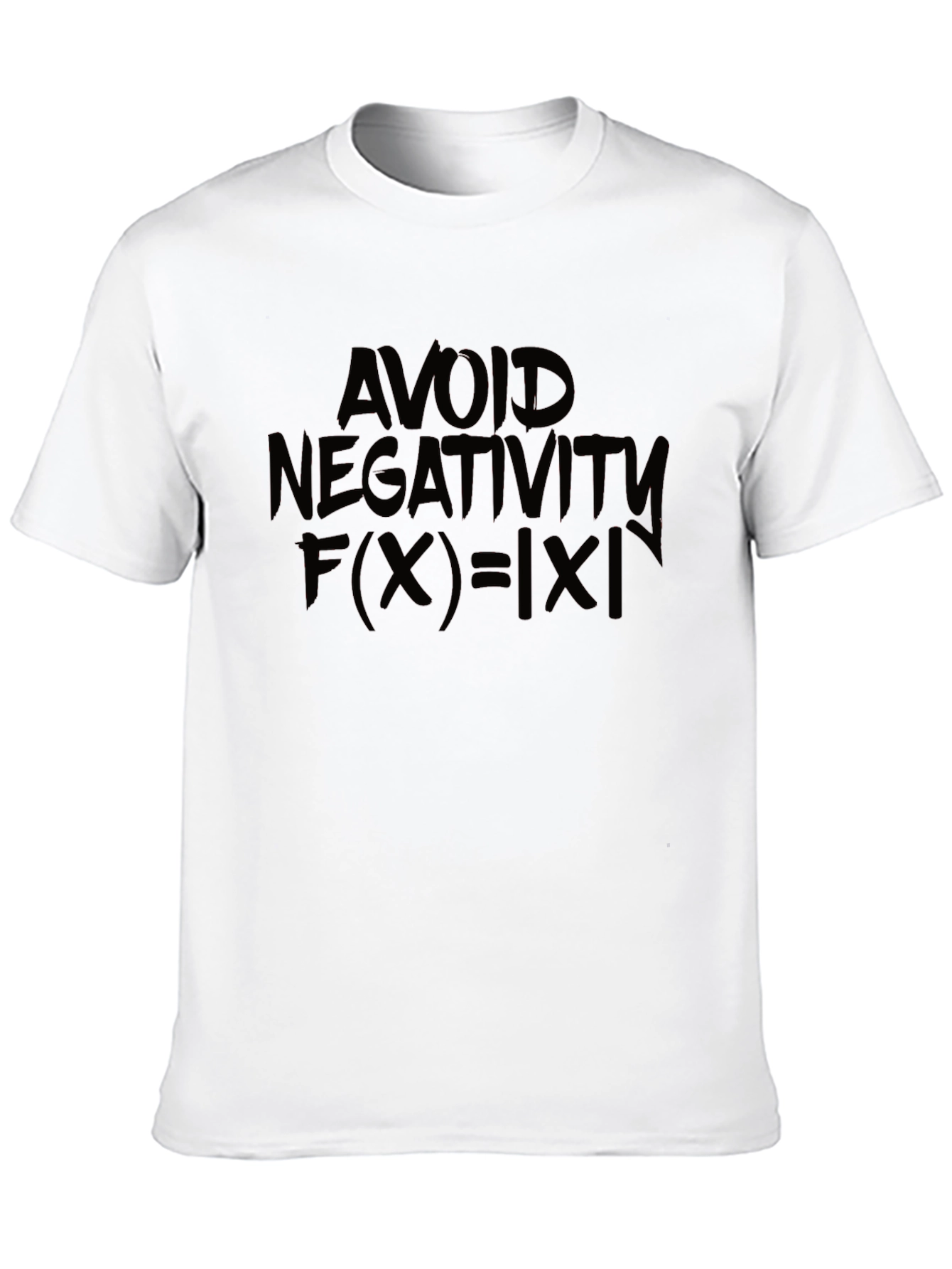 Avoid Negativity T-Shirt - Absolute Value Math Fun