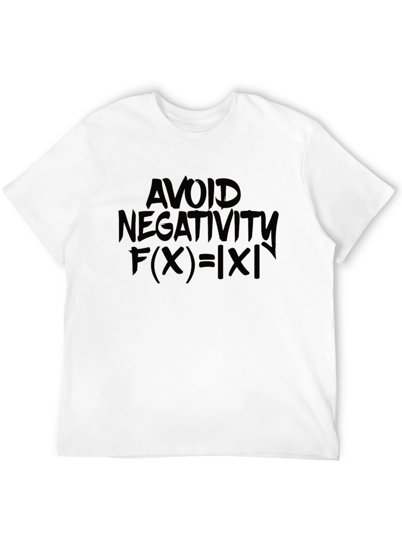 Avoid Negativity T-Shirt - Absolute Value Math Fun