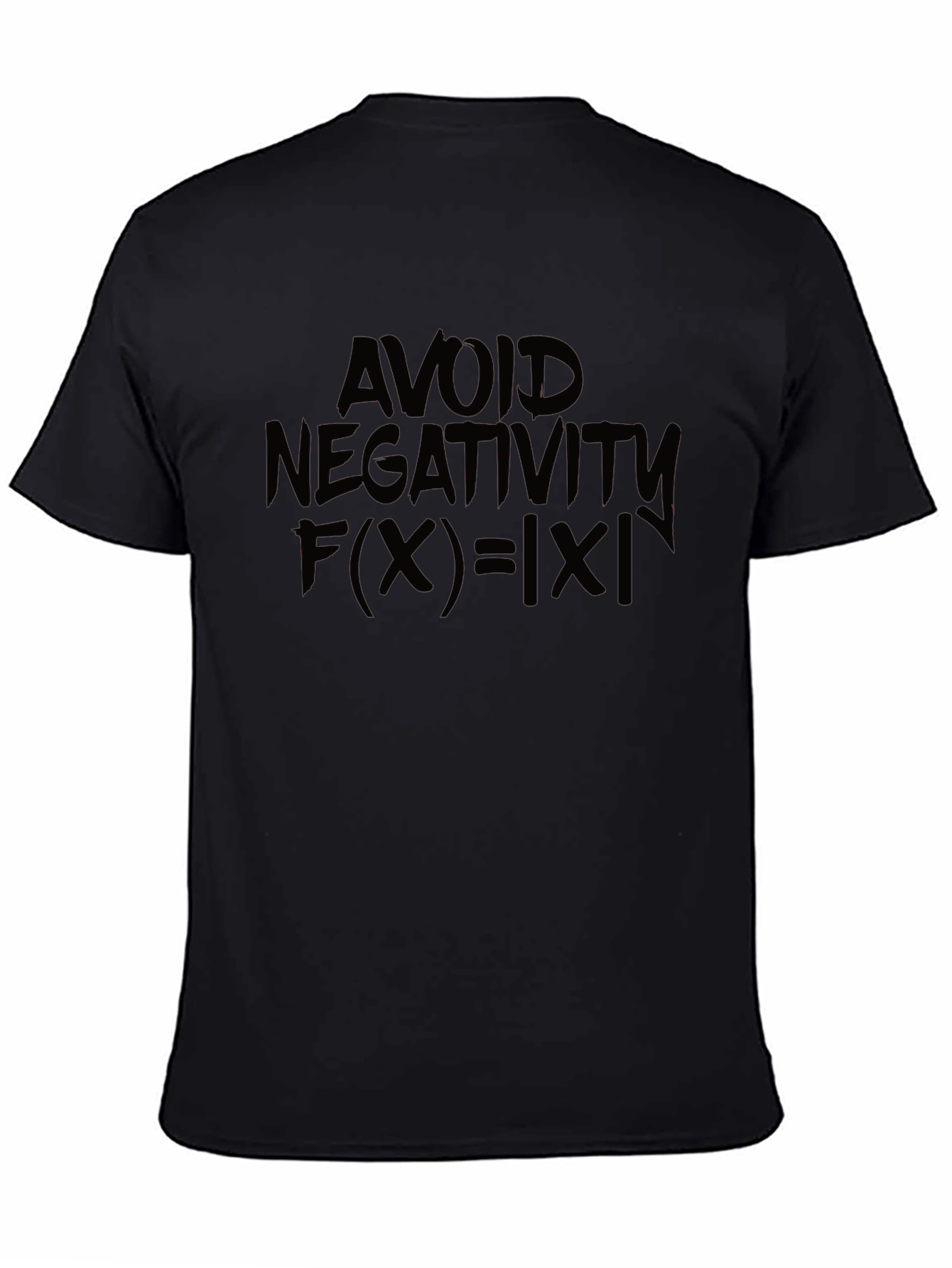 Avoid Negativity T-Shirt - Absolute Value Math Fun