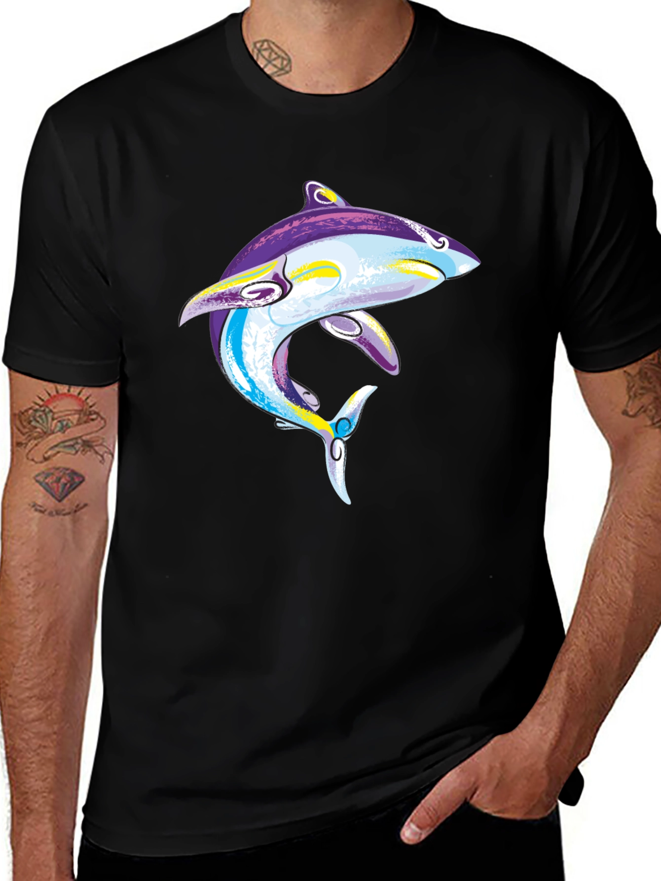 Cool Shark Graphic T-Shirt