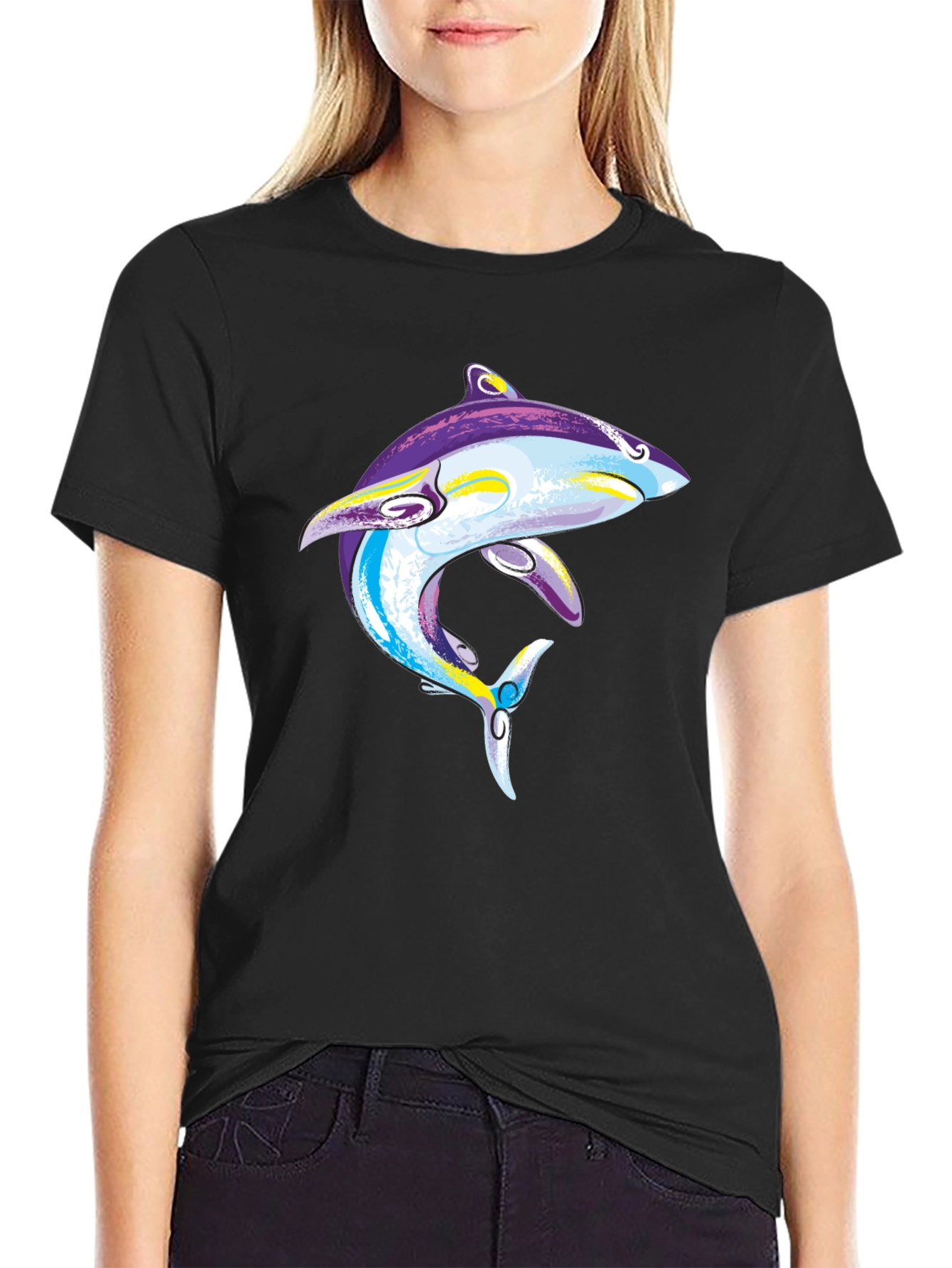 Cool Shark Graphic T-Shirt