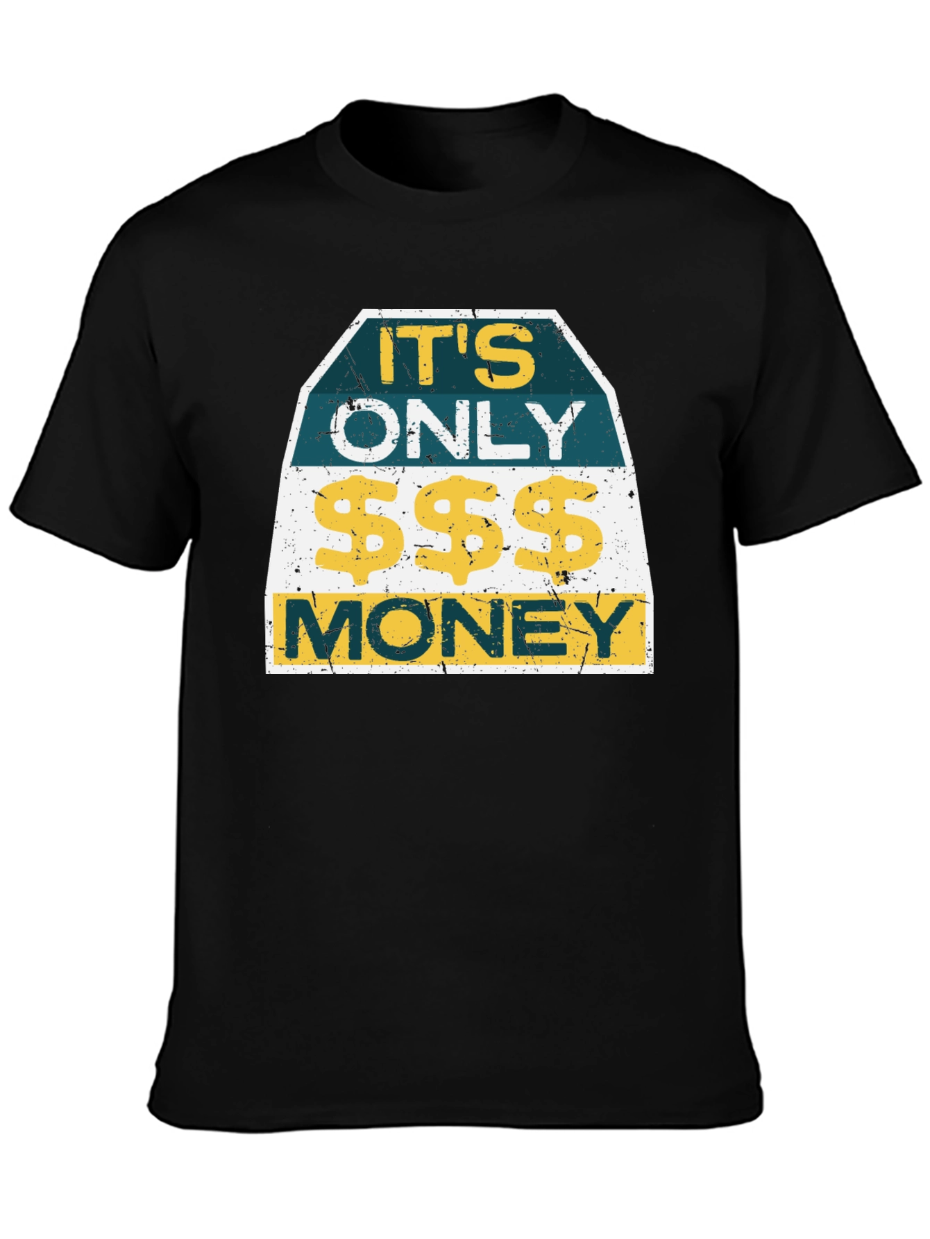 Its Only Money Graphic Tee - Black T-Shirt