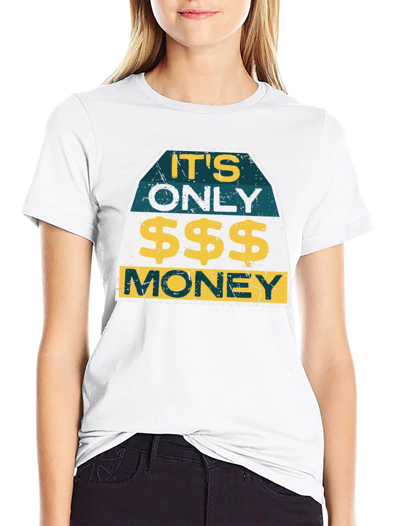 Its Only Money Graphic Tee - Black T-Shirt