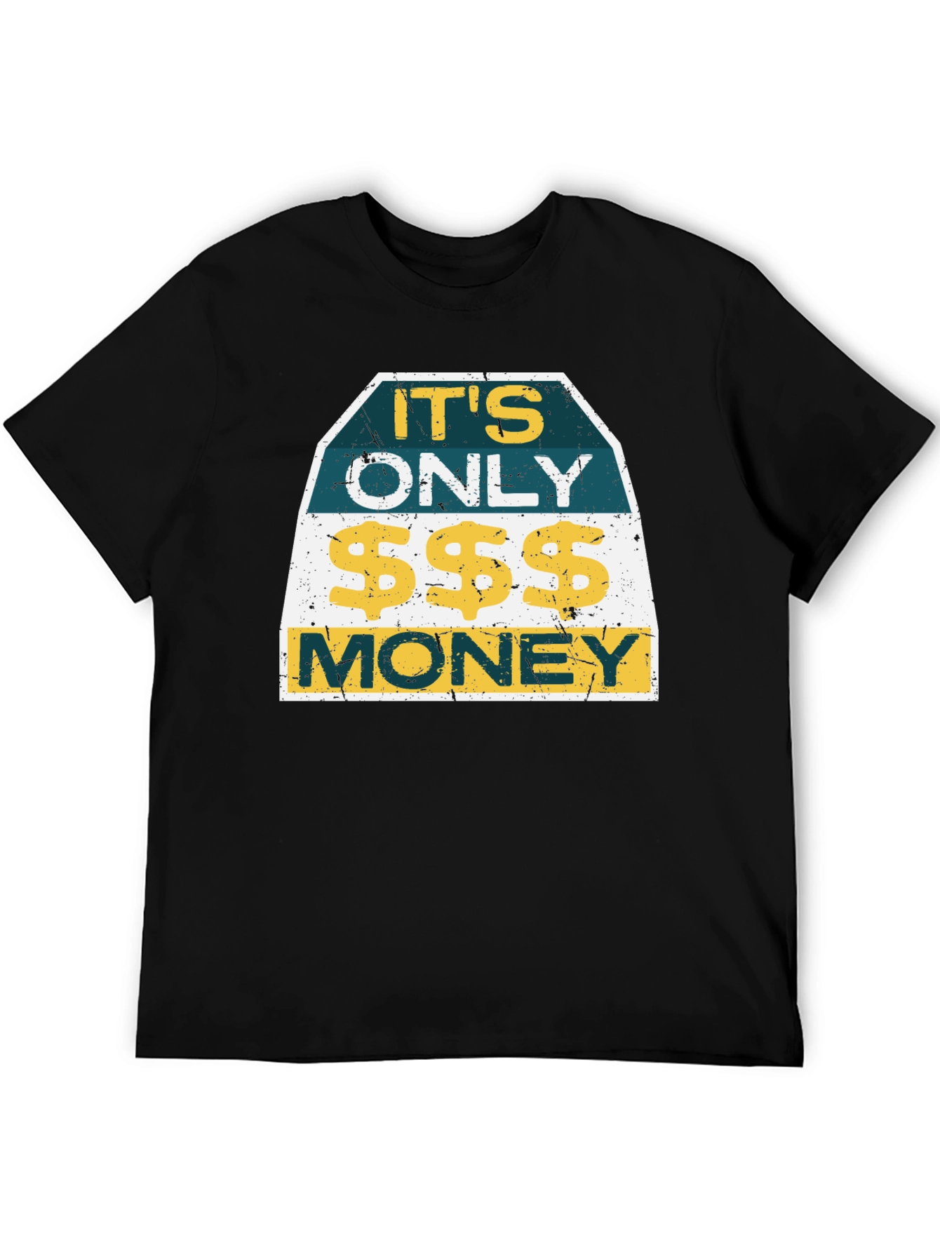 Its Only Money Graphic Tee - Black T-Shirt