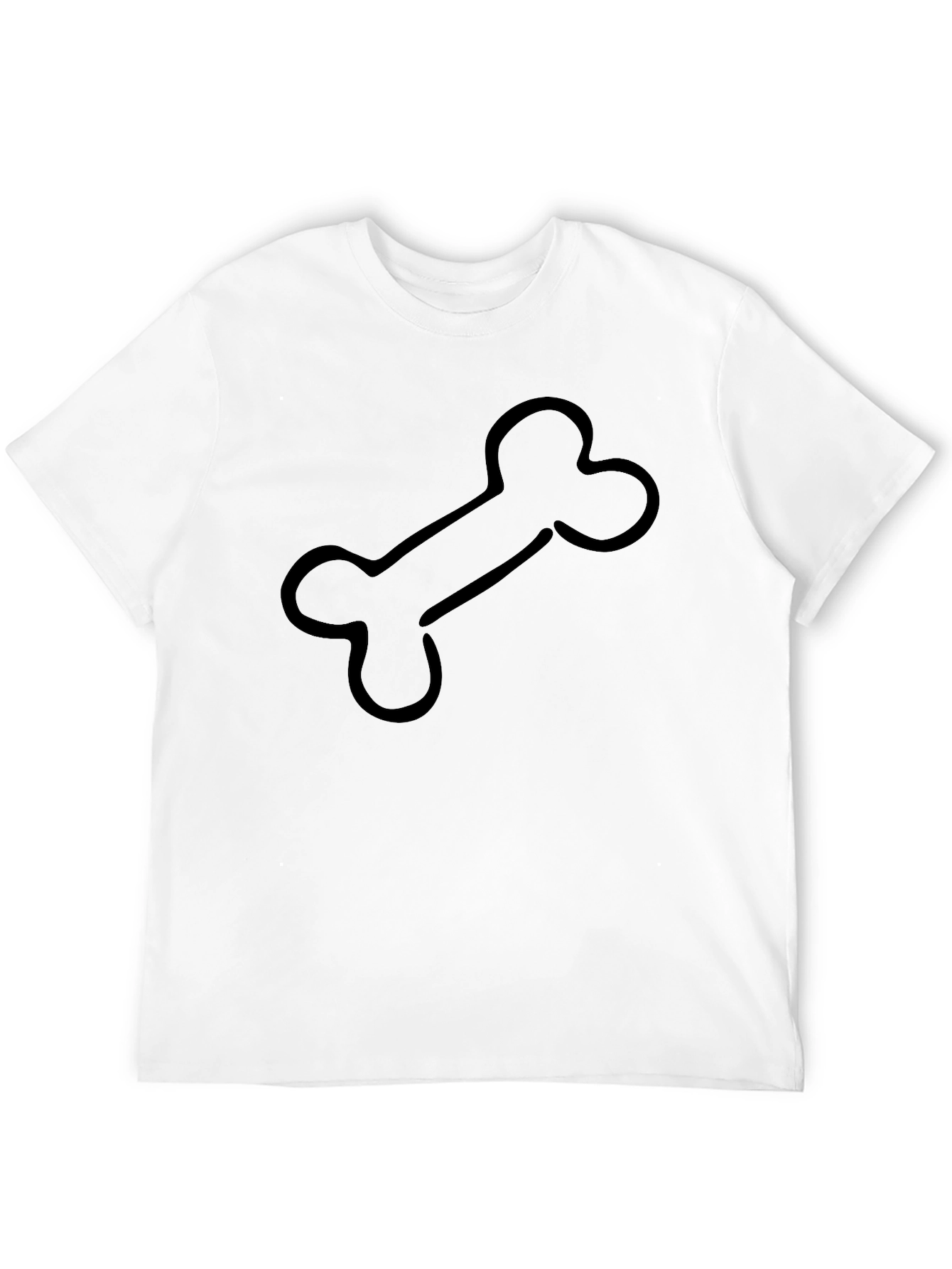 Bone Graphic Black T-Shirt - Casual Cool Style