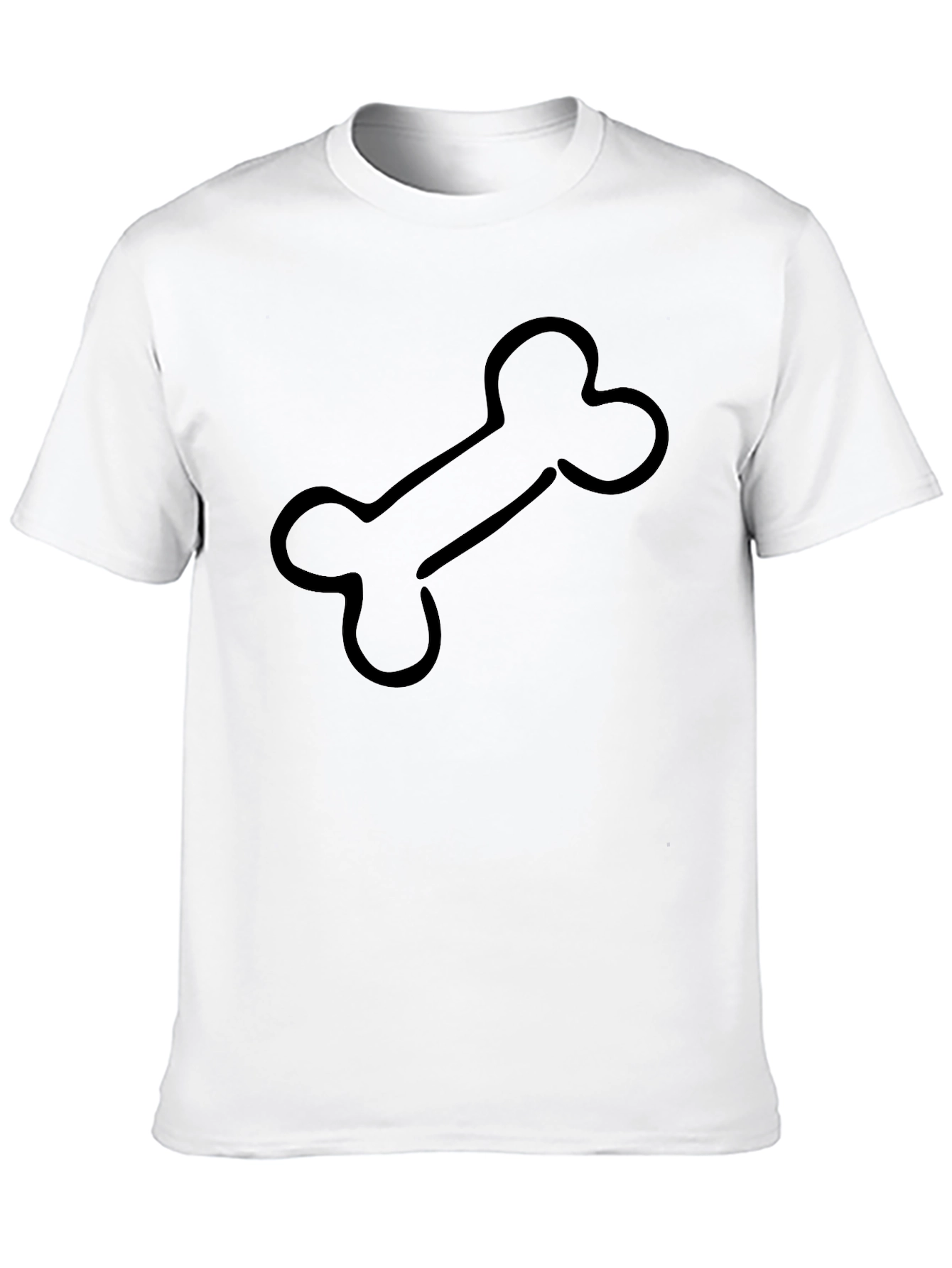 Bone Graphic Black T-Shirt - Casual Cool Style