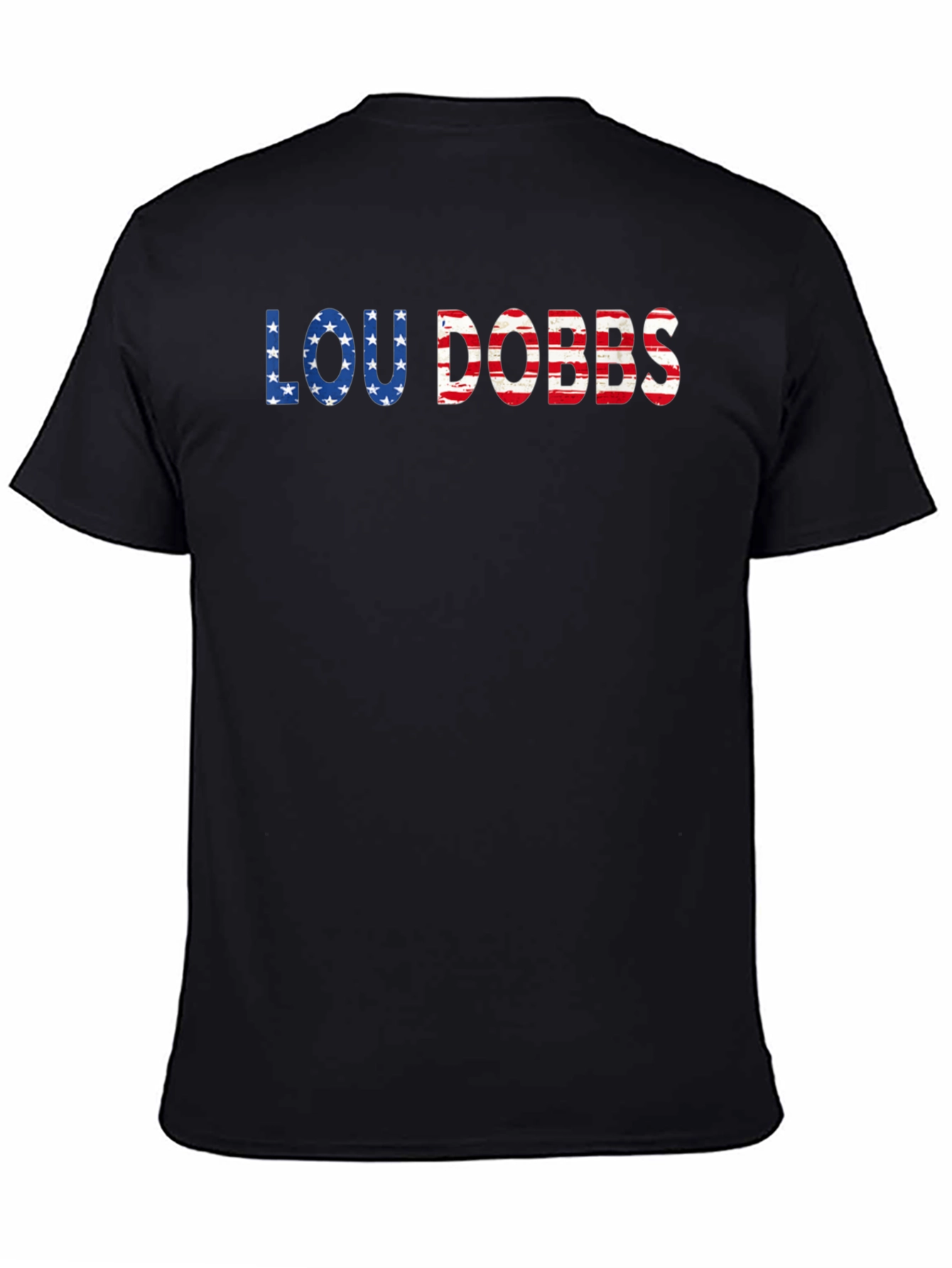 Lou Dobbs Patriotic USA Flag T-Shirt