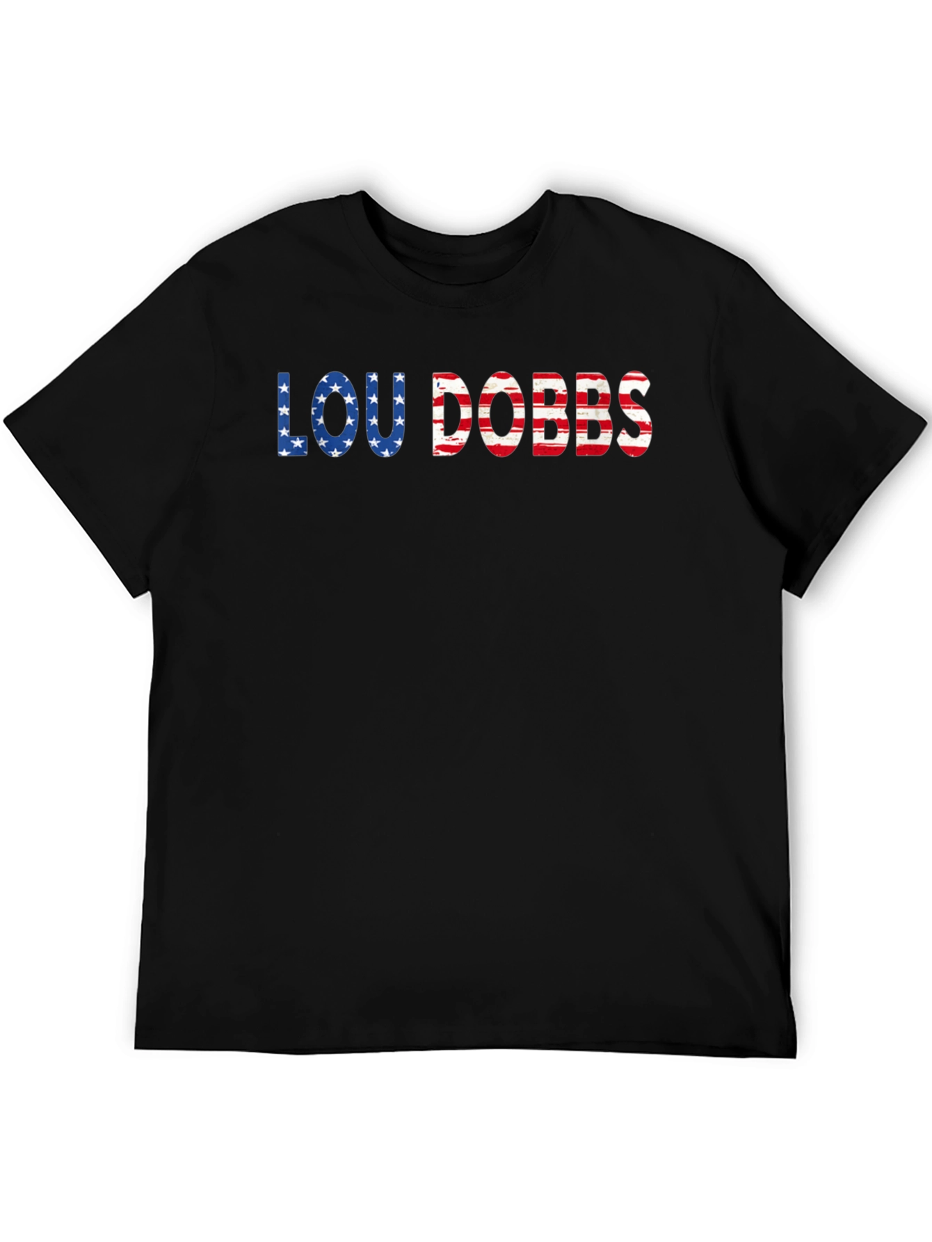 Lou Dobbs Patriotic USA Flag T-Shirt