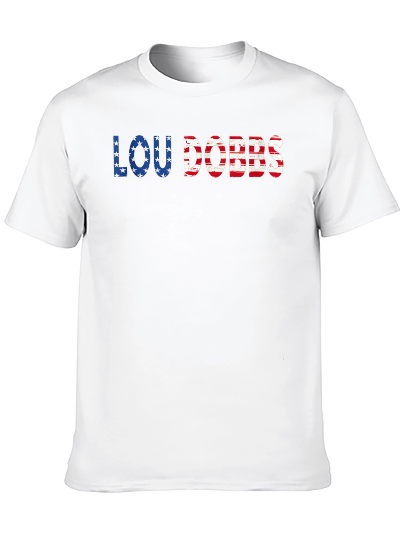 Lou Dobbs Patriotic USA Flag T-Shirt