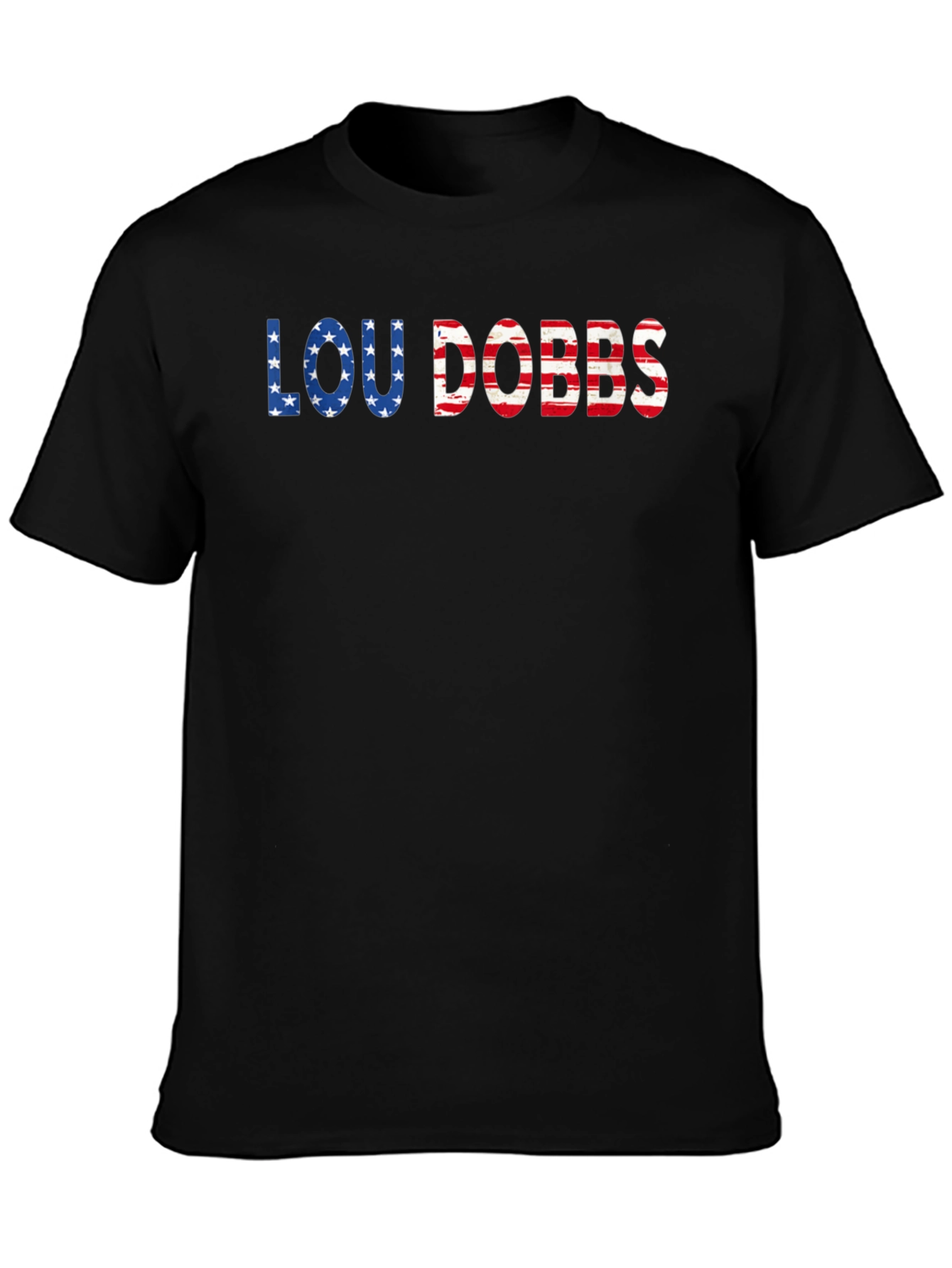 Lou Dobbs Patriotic USA Flag T-Shirt