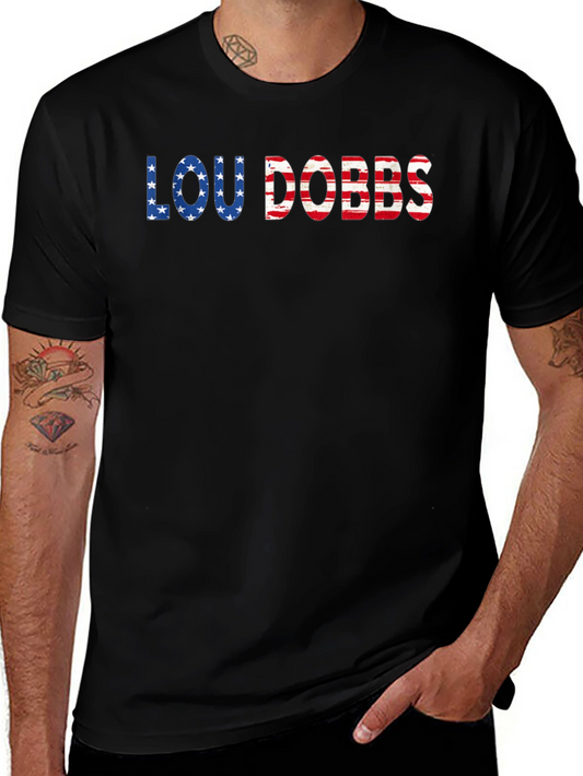 Lou Dobbs Patriotic USA Flag T-Shirt