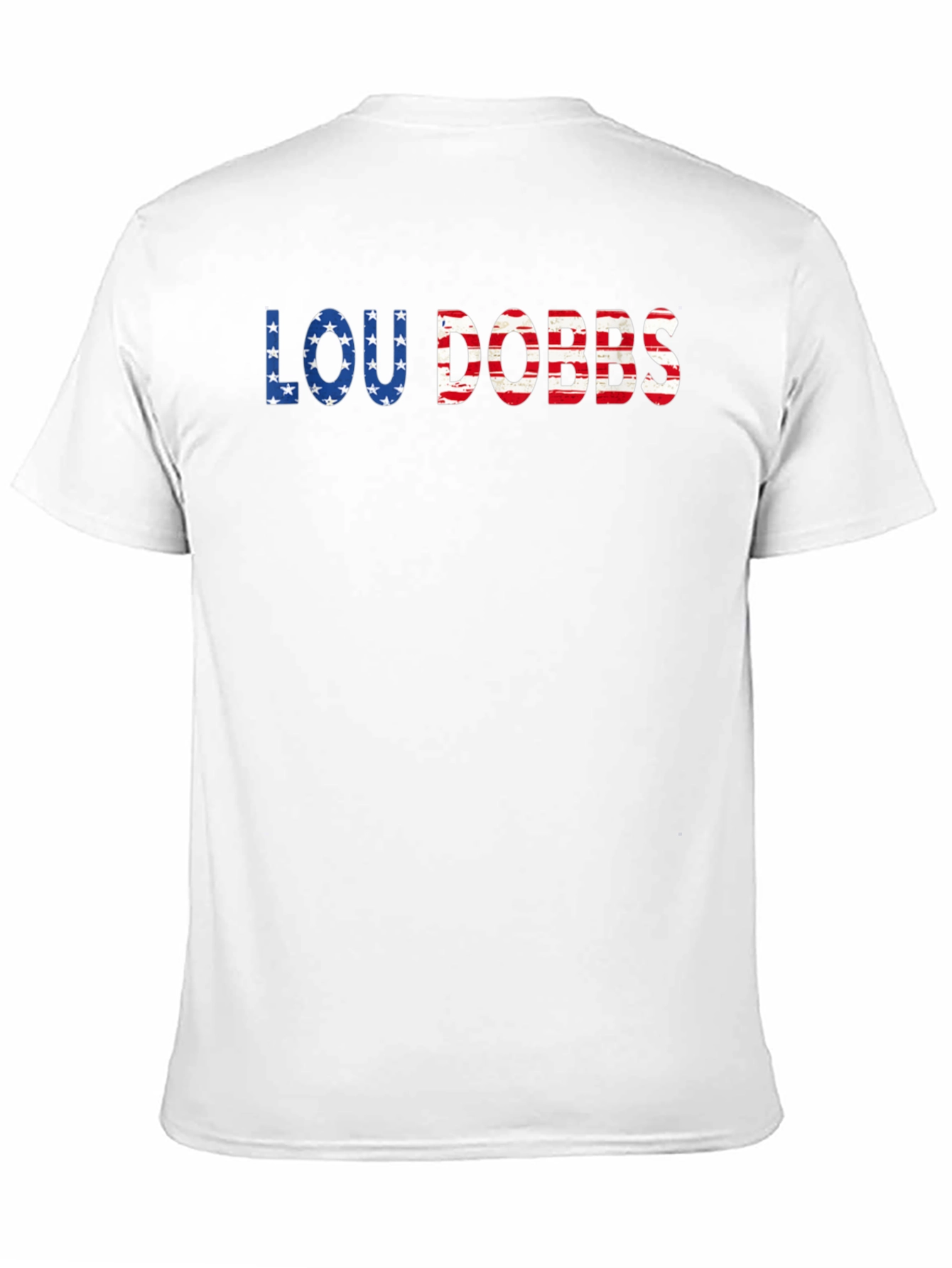 Lou Dobbs Patriotic USA Flag T-Shirt
