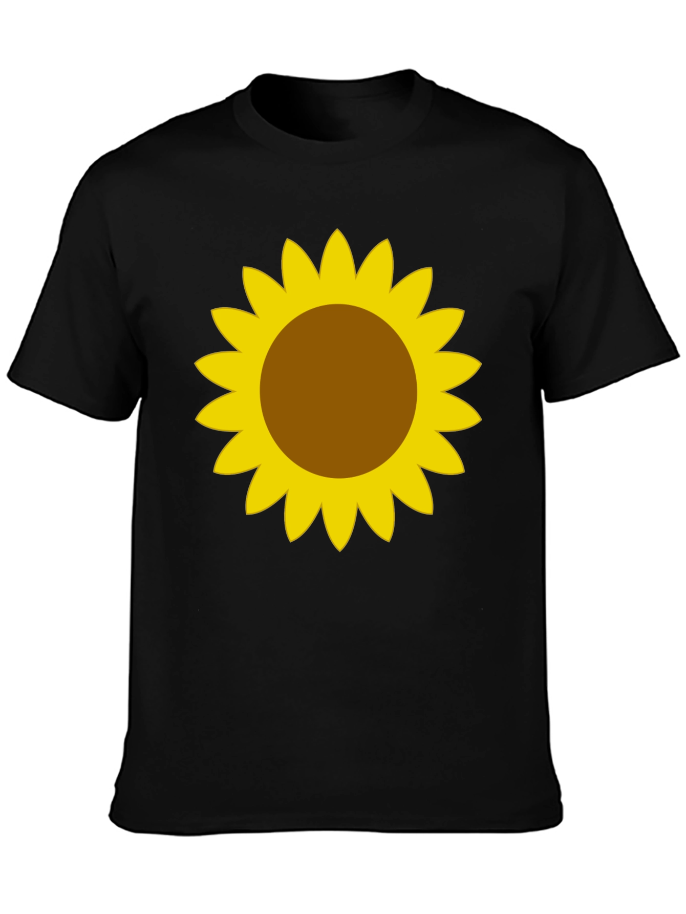 Sunflower Graphic Tee - Mens Black T-Shirt