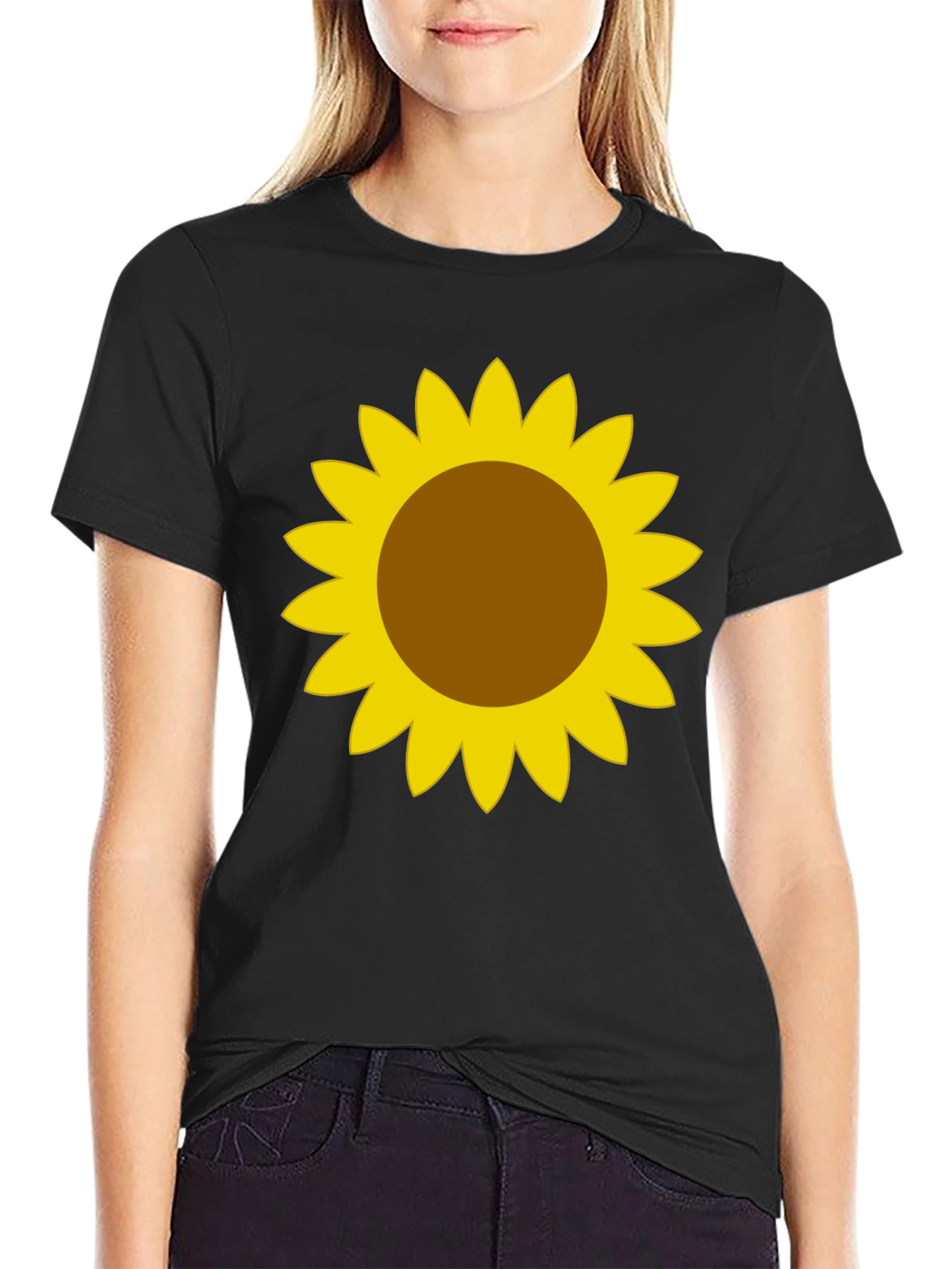 Sunflower Graphic Tee - Mens Black T-Shirt