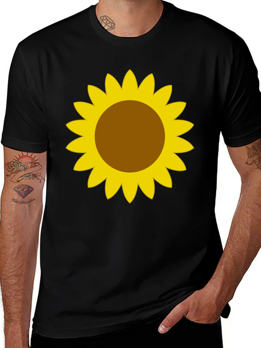 Sunflower Graphic Tee - Mens Black T-Shirt