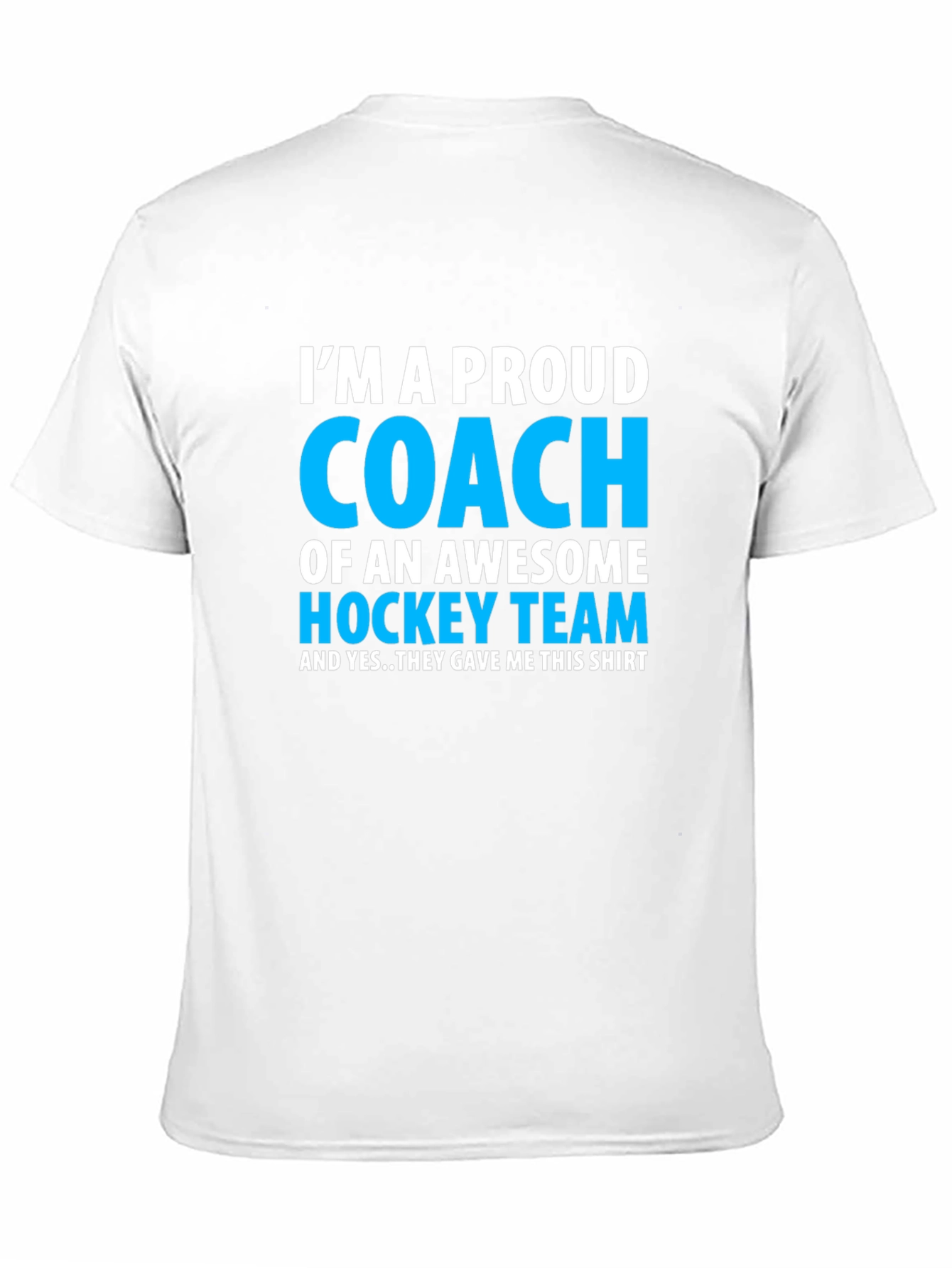 Proud Hockey Coach T-Shirt - Awesome Team Gift
