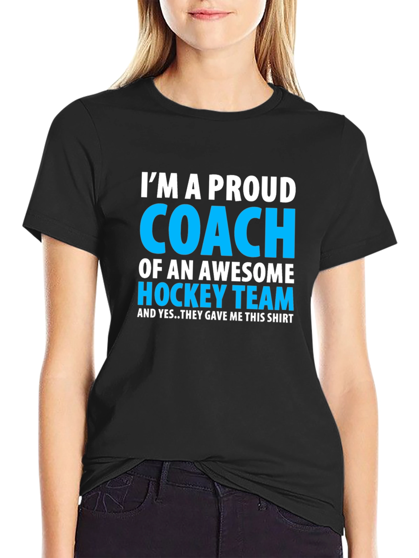 Proud Hockey Coach T-Shirt - Awesome Team Gift