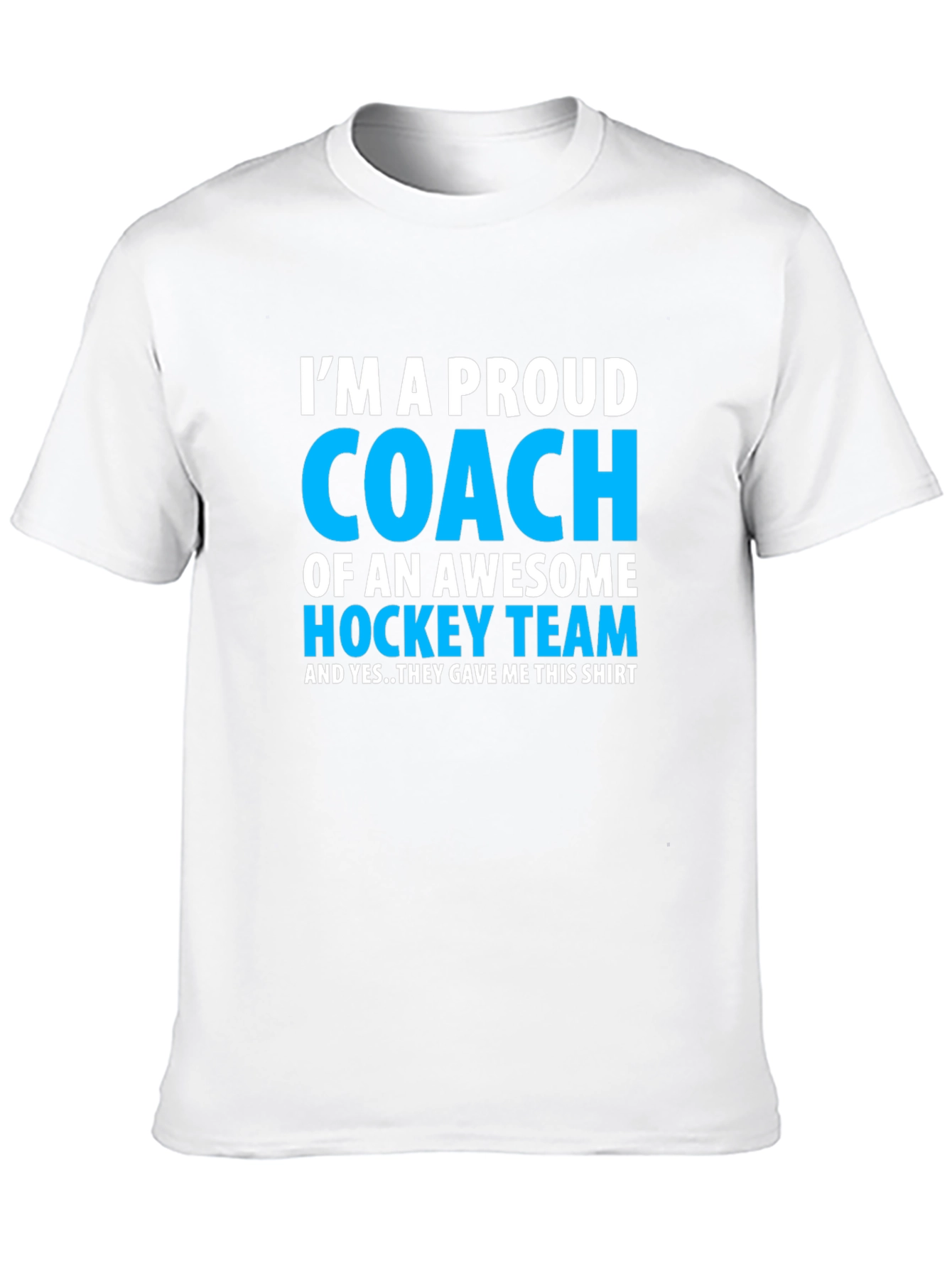 Proud Hockey Coach T-Shirt - Awesome Team Gift