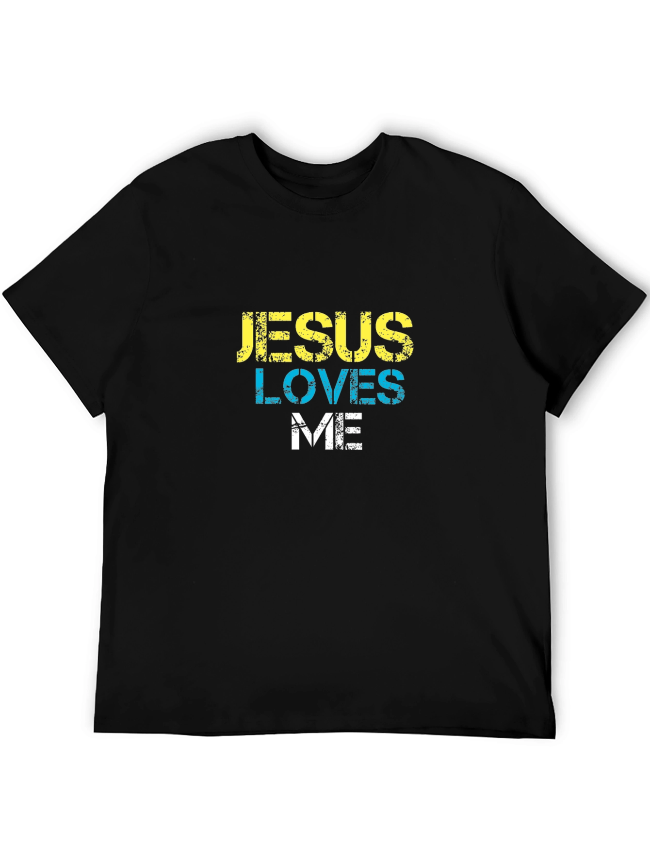 Jesus Loves Me Black T-Shirt