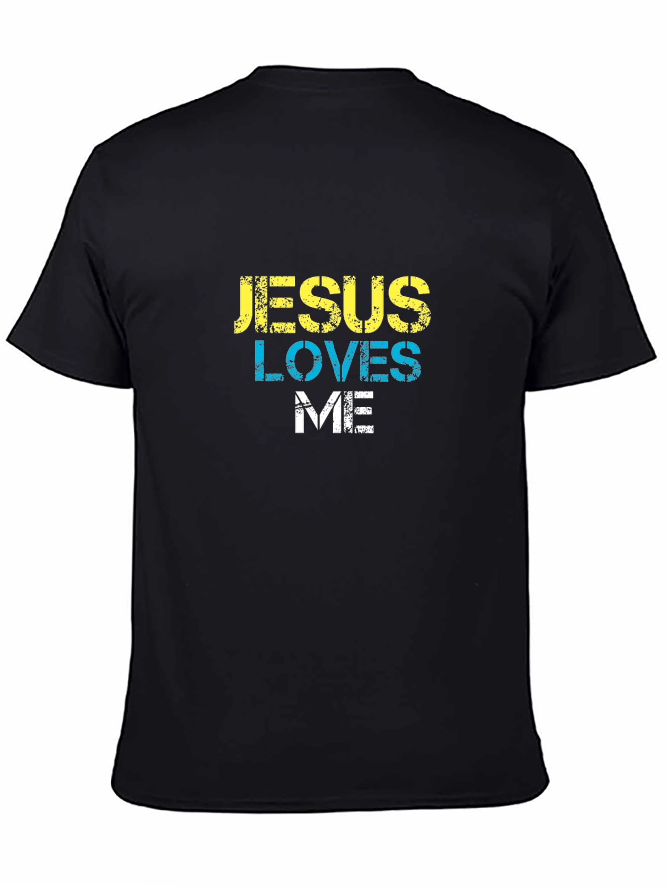 Jesus Loves Me Black T-Shirt