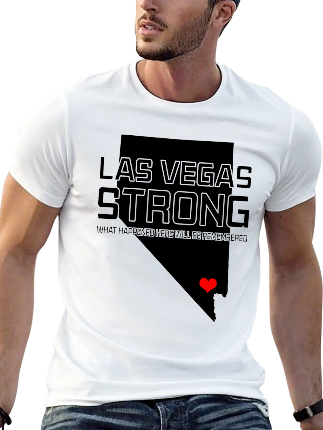 Las Vegas Strong Graphic T-Shirt