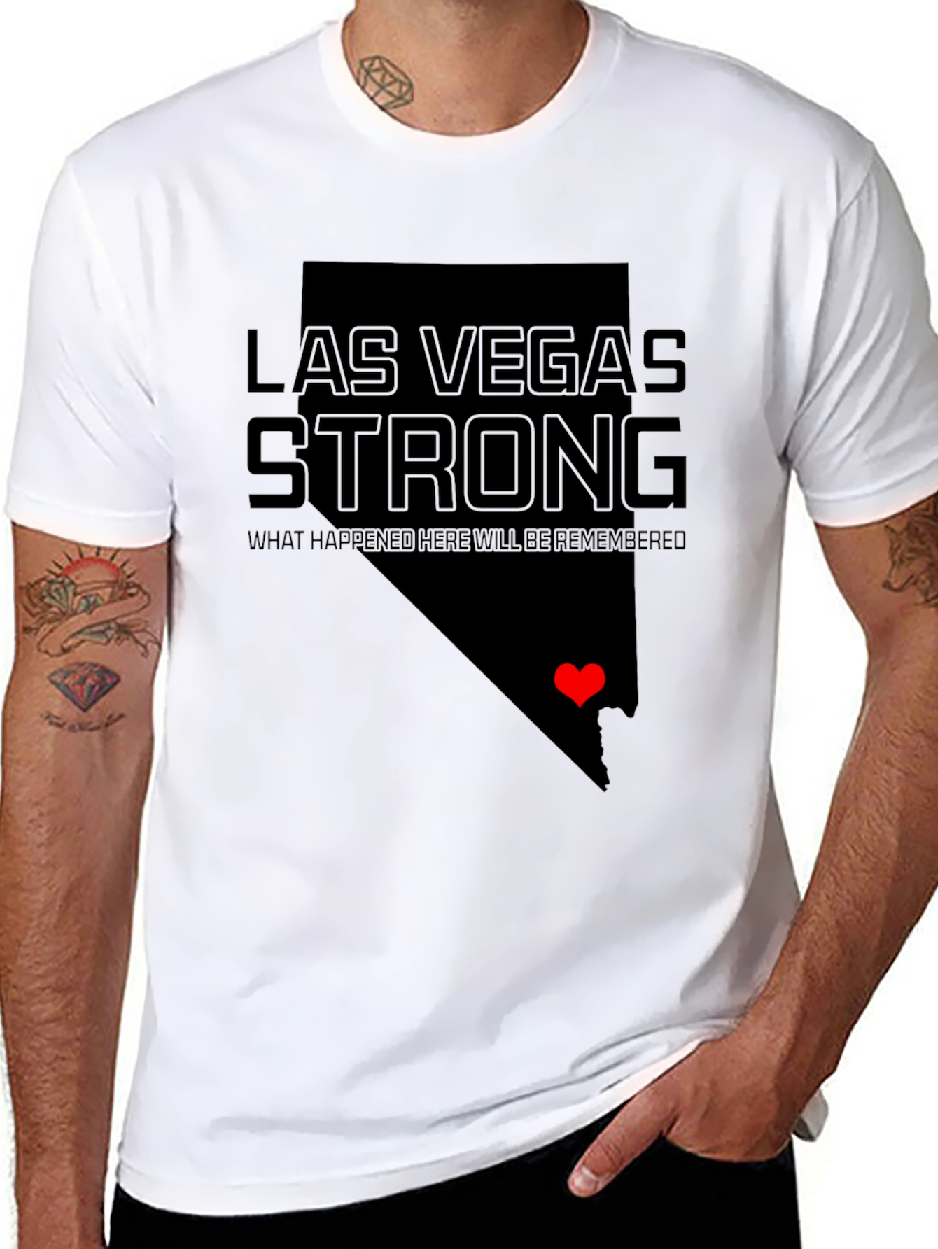Las Vegas Strong Graphic T-Shirt
