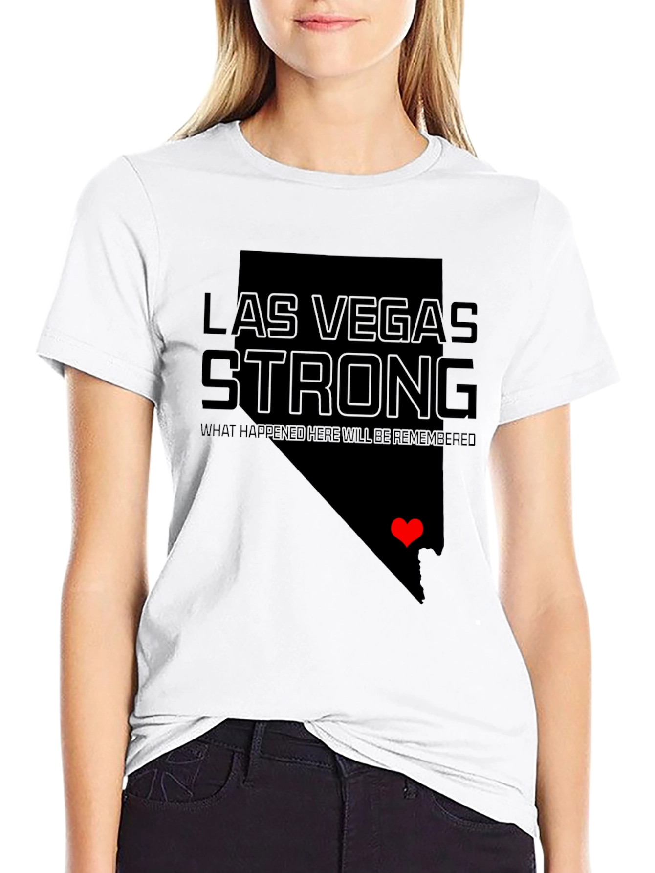 Las Vegas Strong Graphic T-Shirt