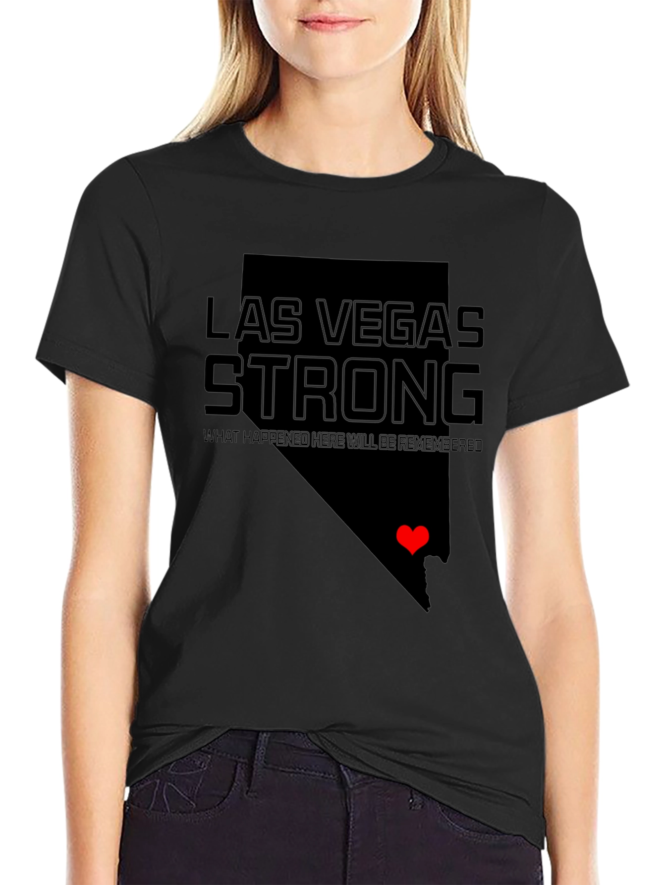 Las Vegas Strong Graphic T-Shirt