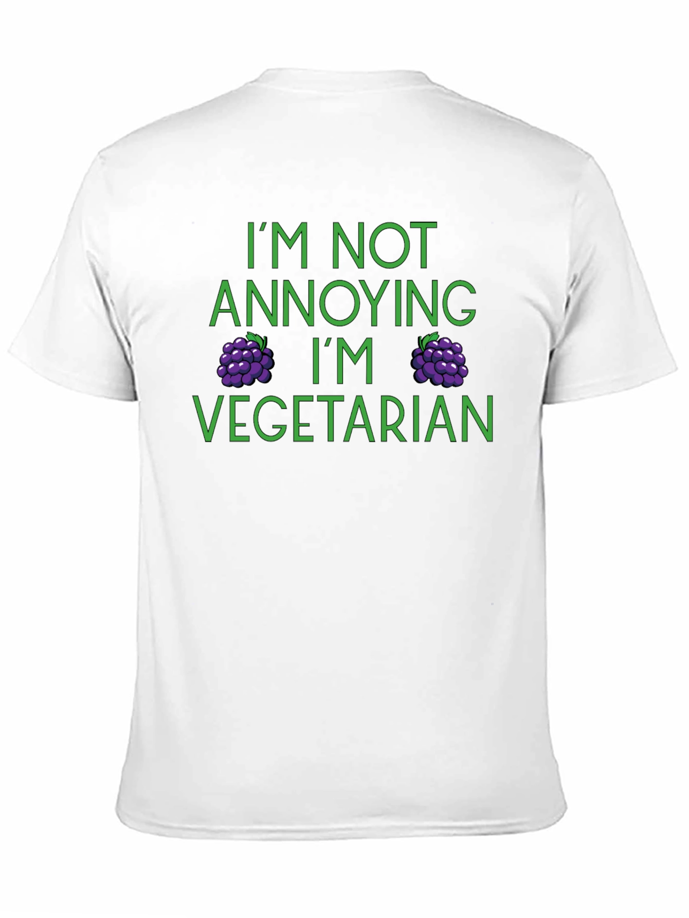 Vegetarian T-Shirt - Im Not Annoying Funny Tee