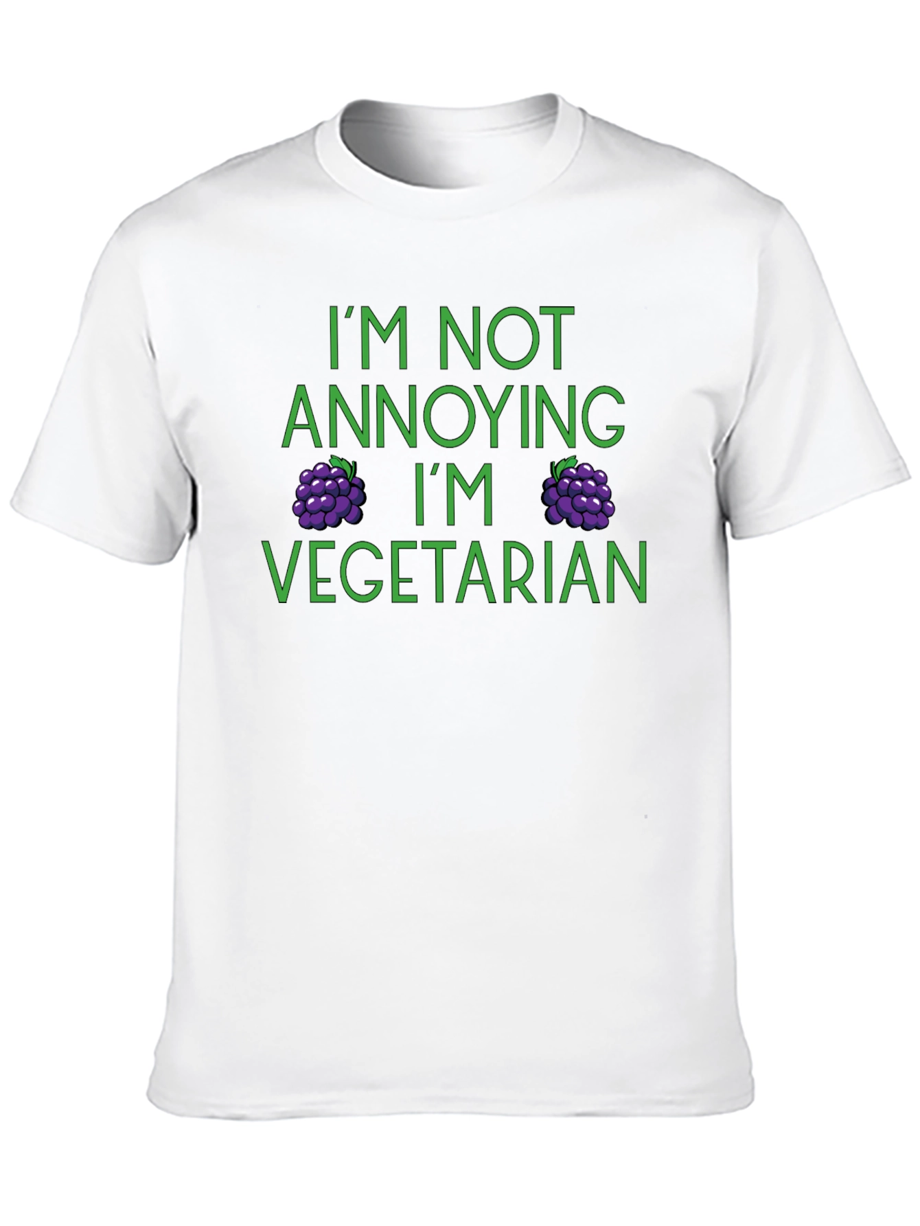 Vegetarian T-Shirt - Im Not Annoying Funny Tee