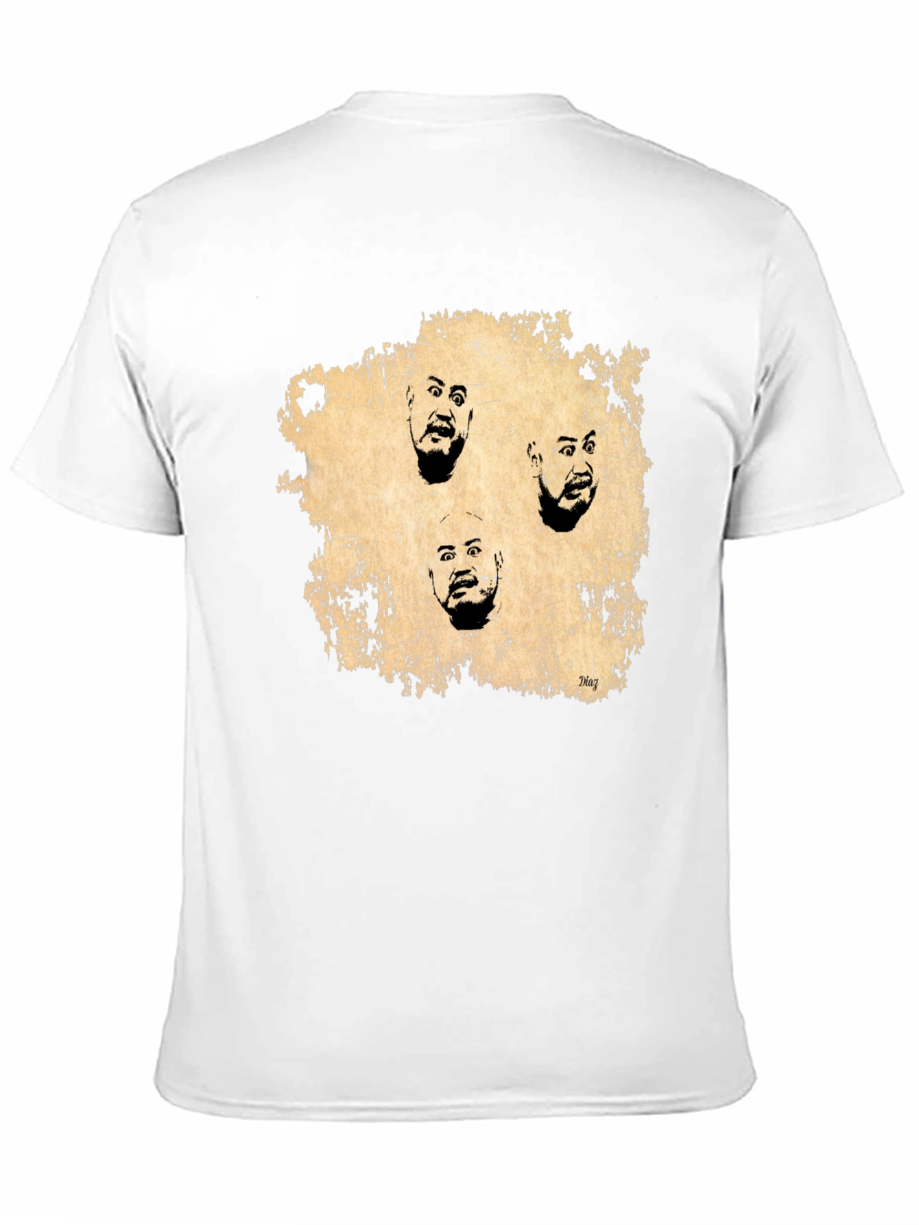 Expressionist Faces Graphic Tee - Black